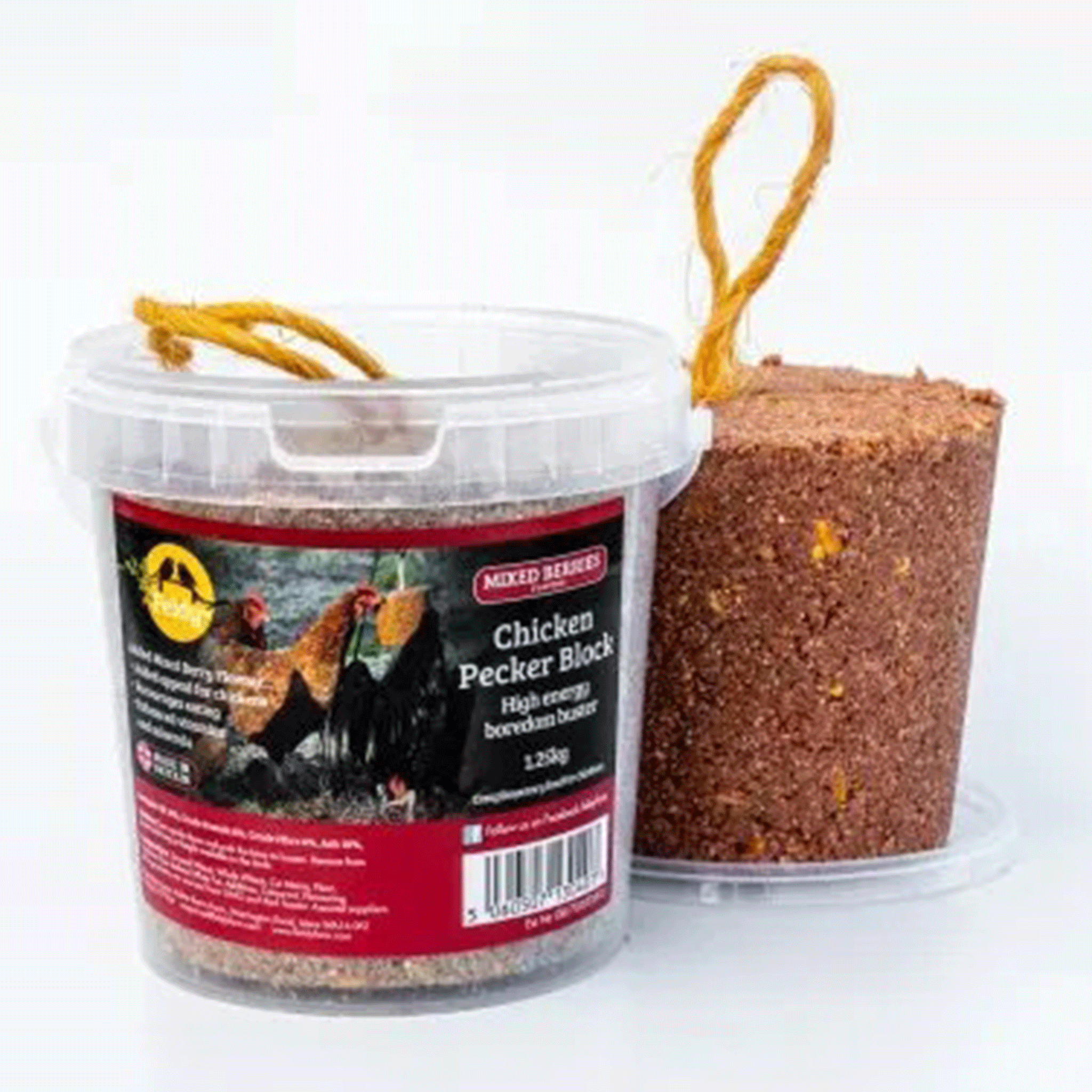 Feldy Chicken Pecker Block Mixed Berries 1.25kg