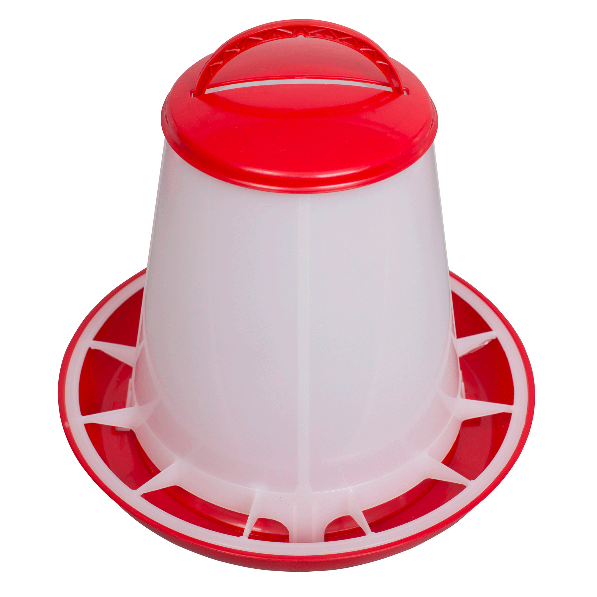 Stockshop Economy Poultry Feeder Red-White