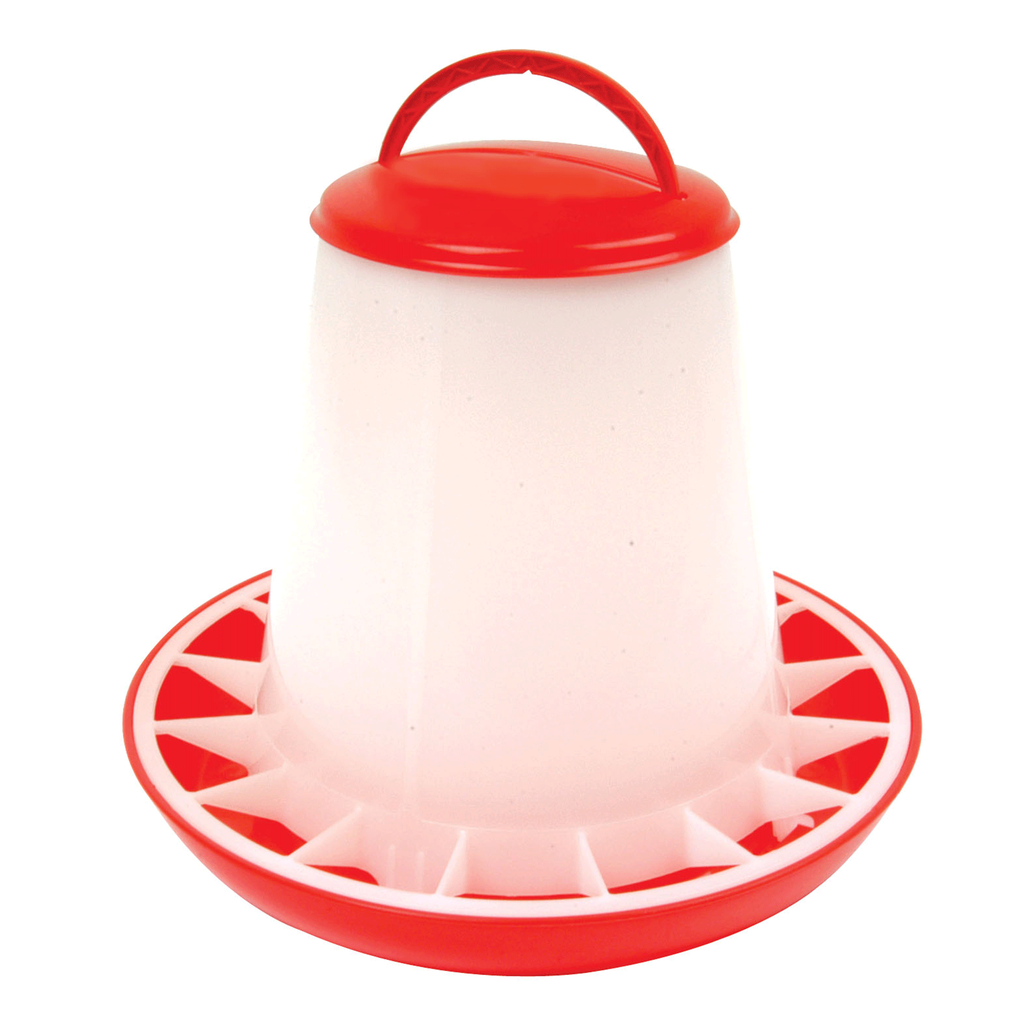 Stockshop Economy Poultry Feeder Red-White