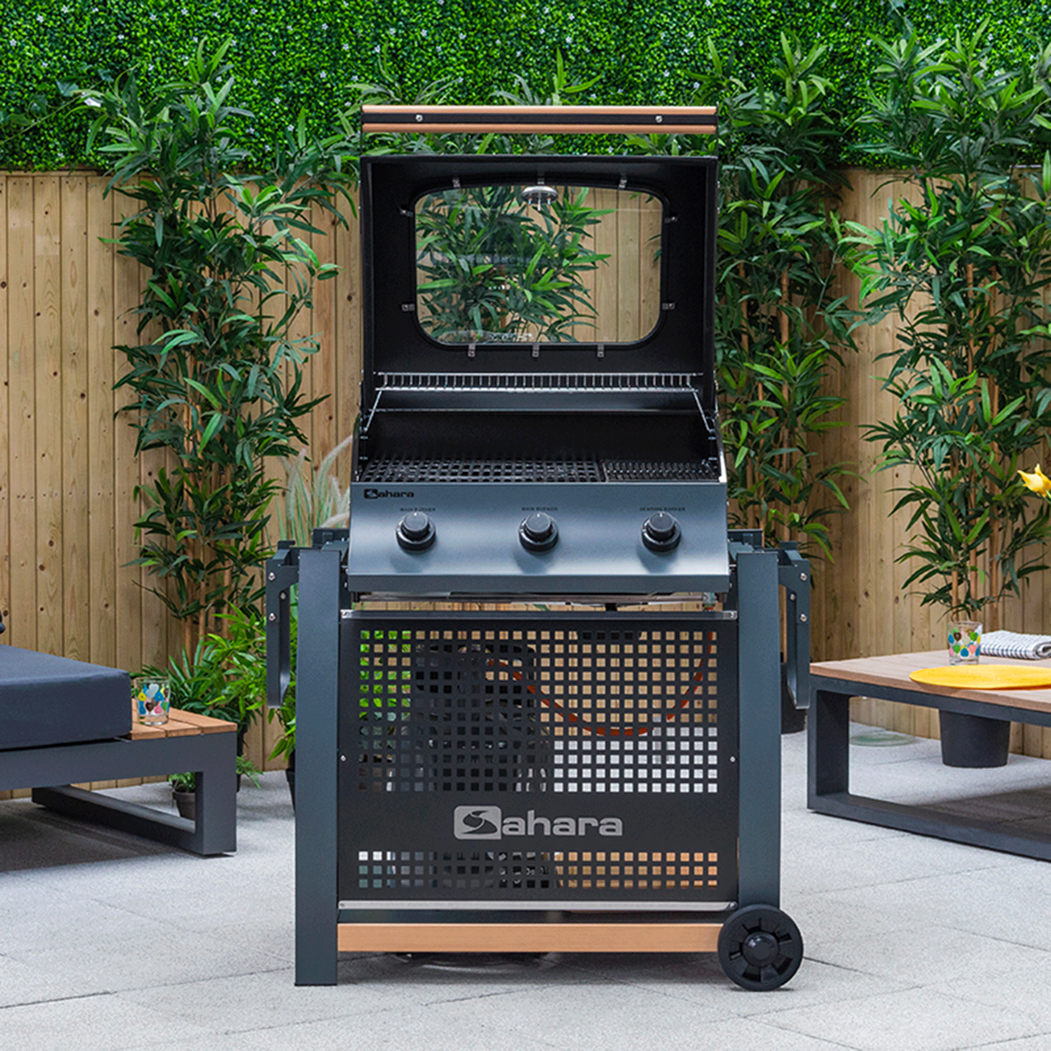 Sahara S350 3 Burner Gas Barbecue