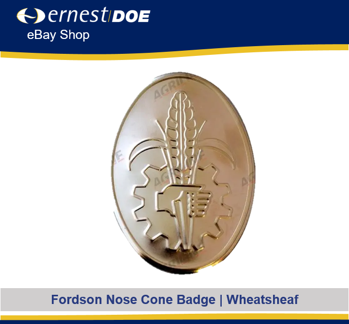 Agriline Fordson Major Nose Cone Badge Wheatsheaf