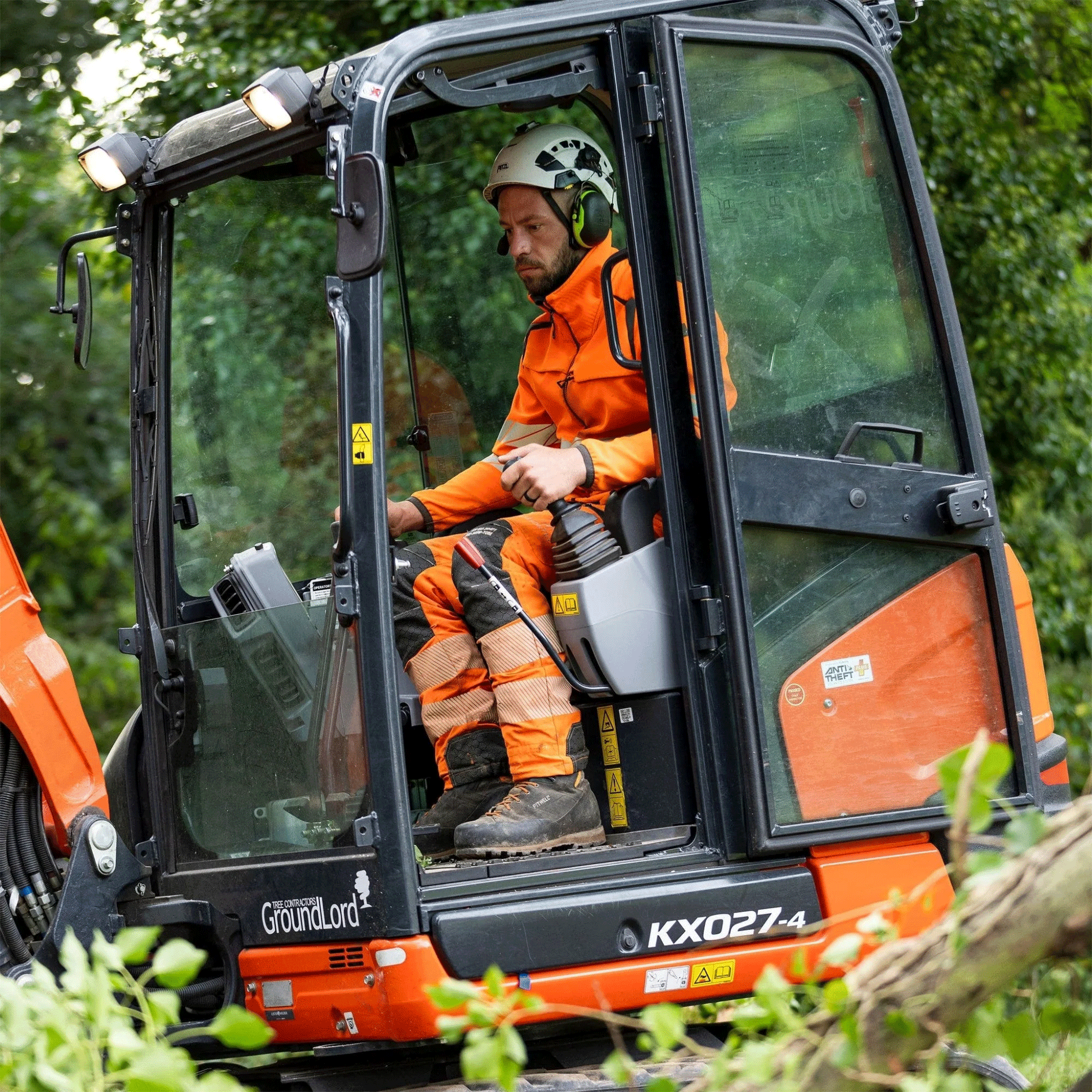 Arbortec Breatheflex Pro Chainsaw Trousers Design C Class 1 Hi-Vis Orange