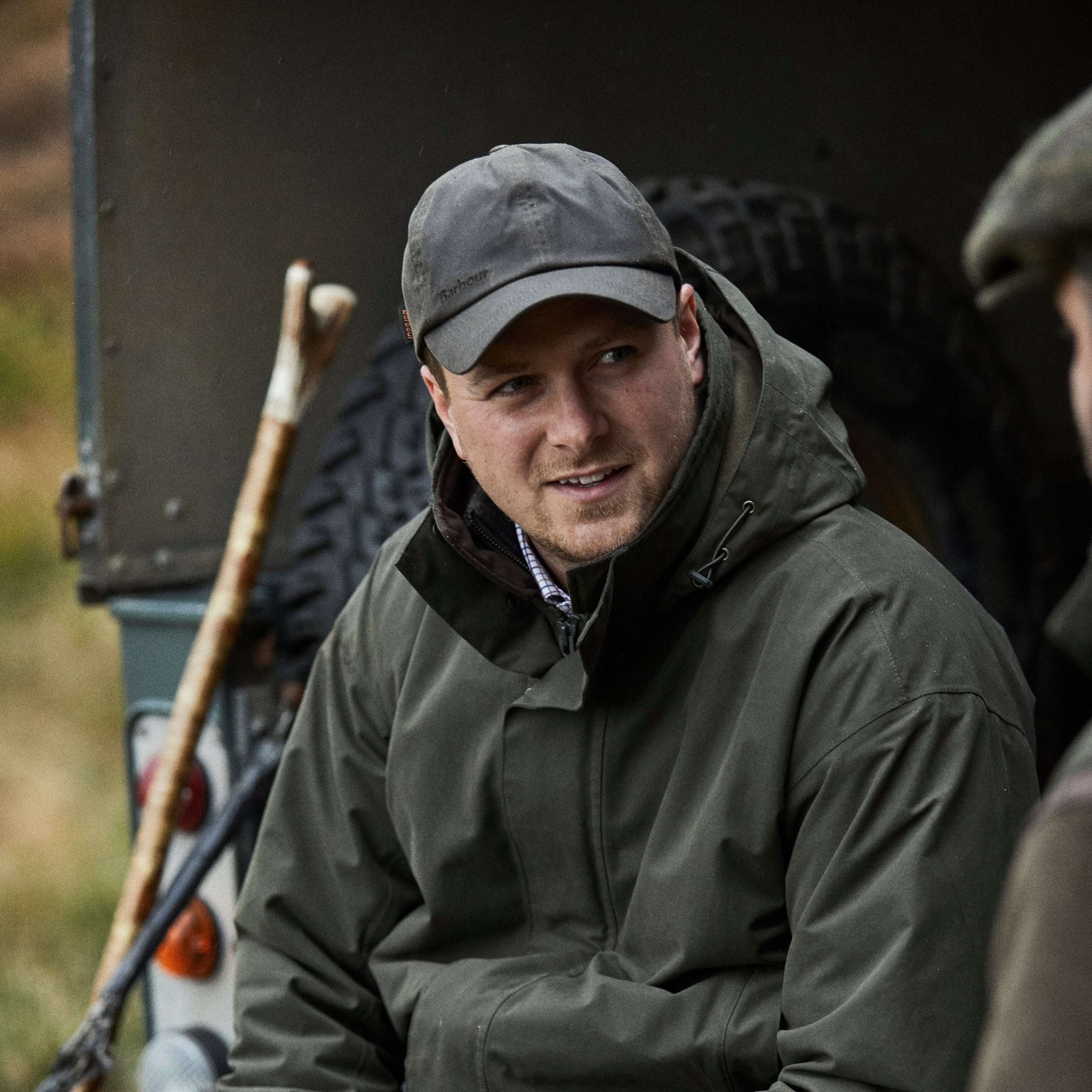 Barbour Wax Sports Cap Black