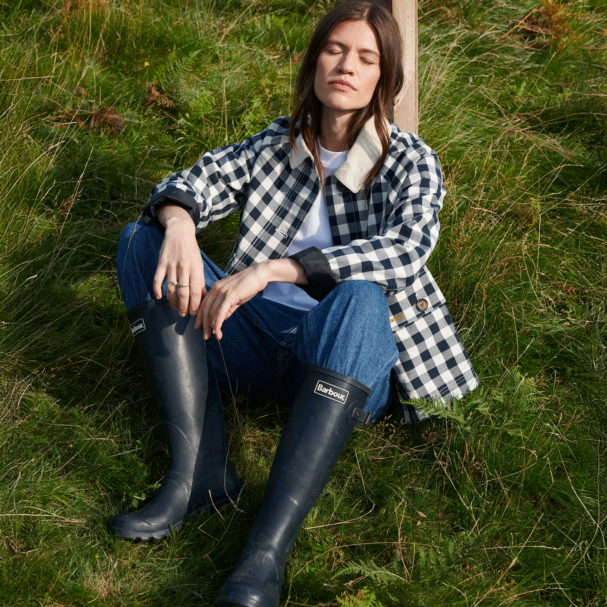 Barbour Bede Women's Wellington Boots Black