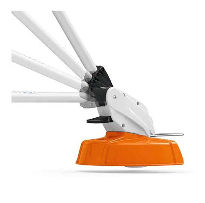 Adjustable mowing head