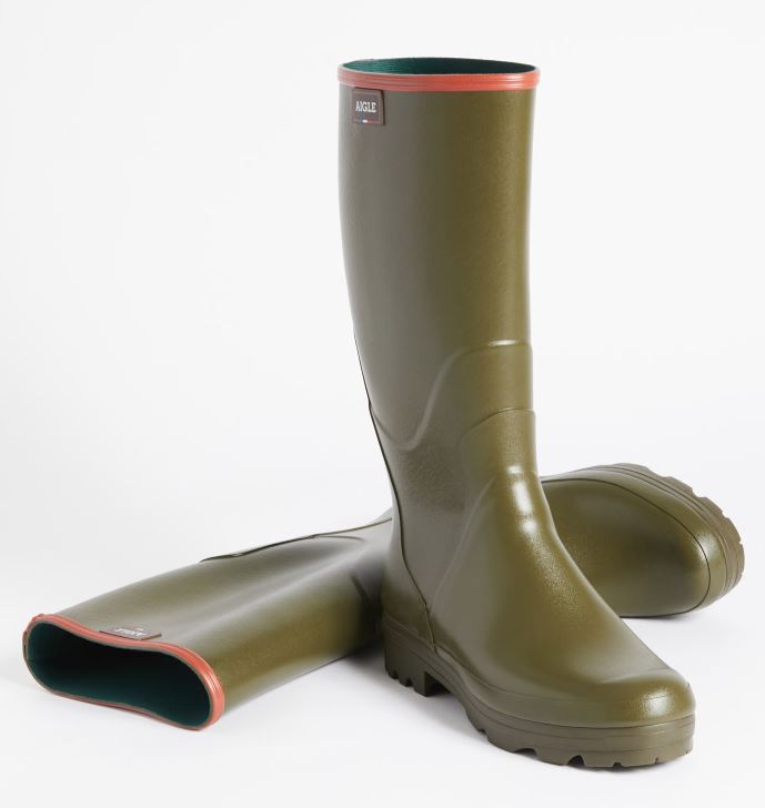 Aigle Chambord Pro 2 Men's Rubber Boots Kaki 3