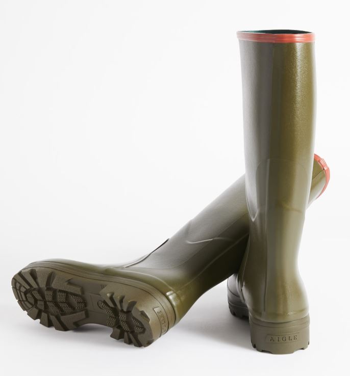 Aigle Chambord Pro 2 Men's Rubber Boots Kaki 5
