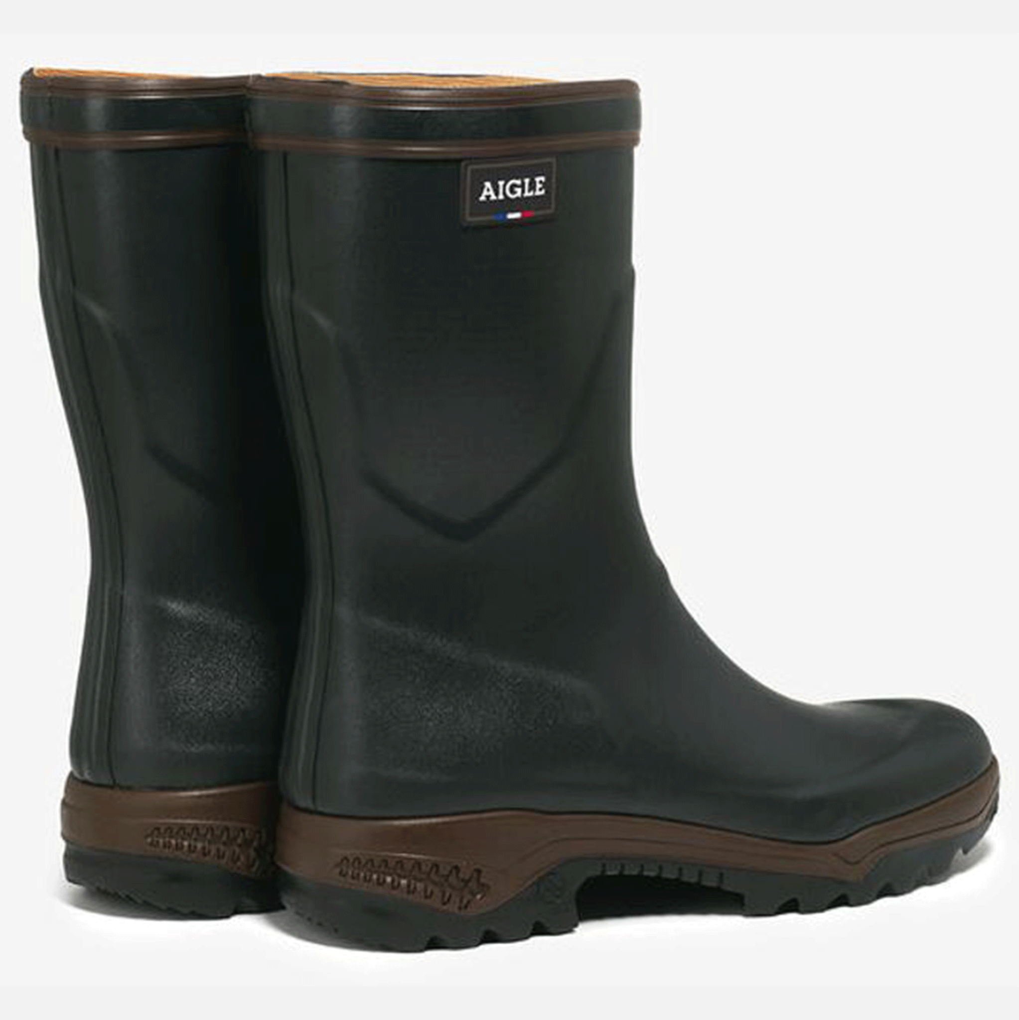 Aigle Parcours 2 Botillon Men's Short Wellington Boots Bronze