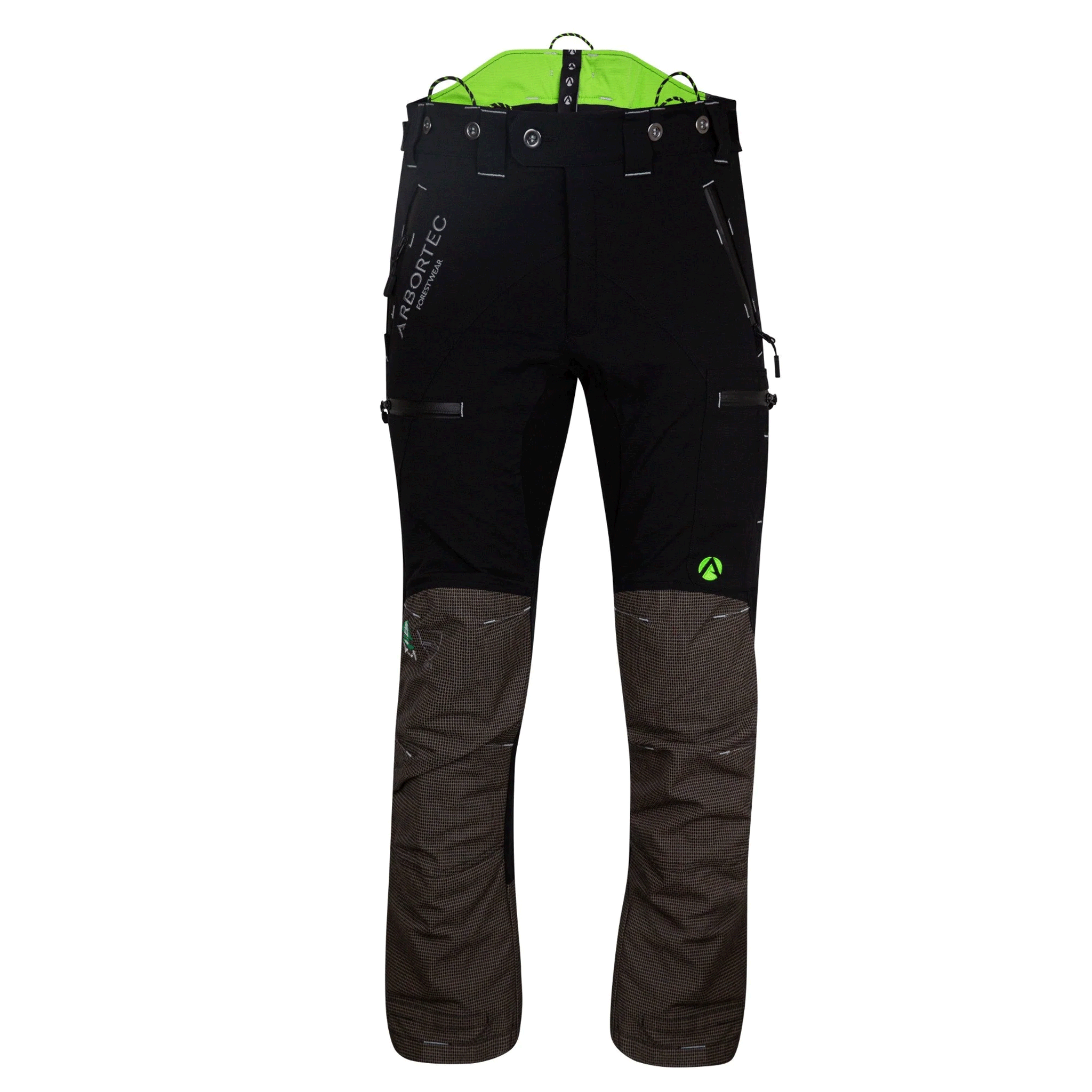 Arbortec AT4070 Breatheflex Pro Chainsaw Trousers Design C Class 1 Black