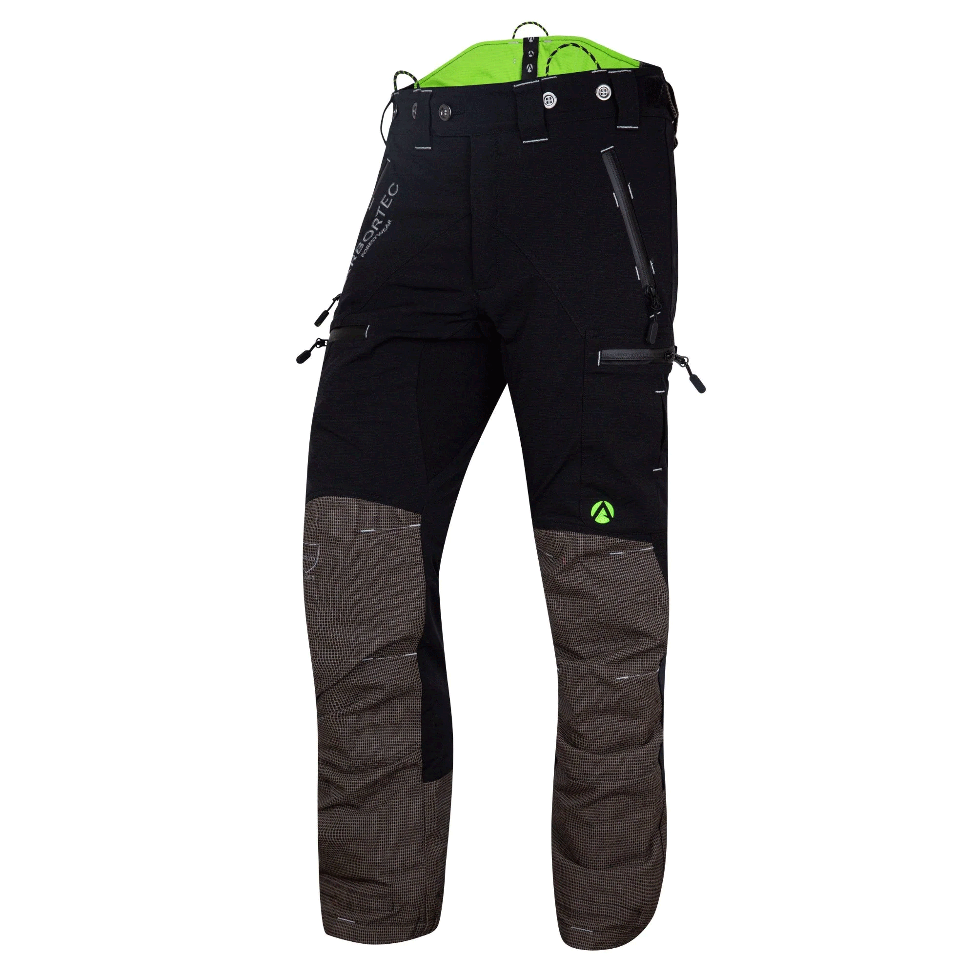 Arbortec AT4070 Breatheflex Pro Chainsaw Trousers Design C Class 1 Black