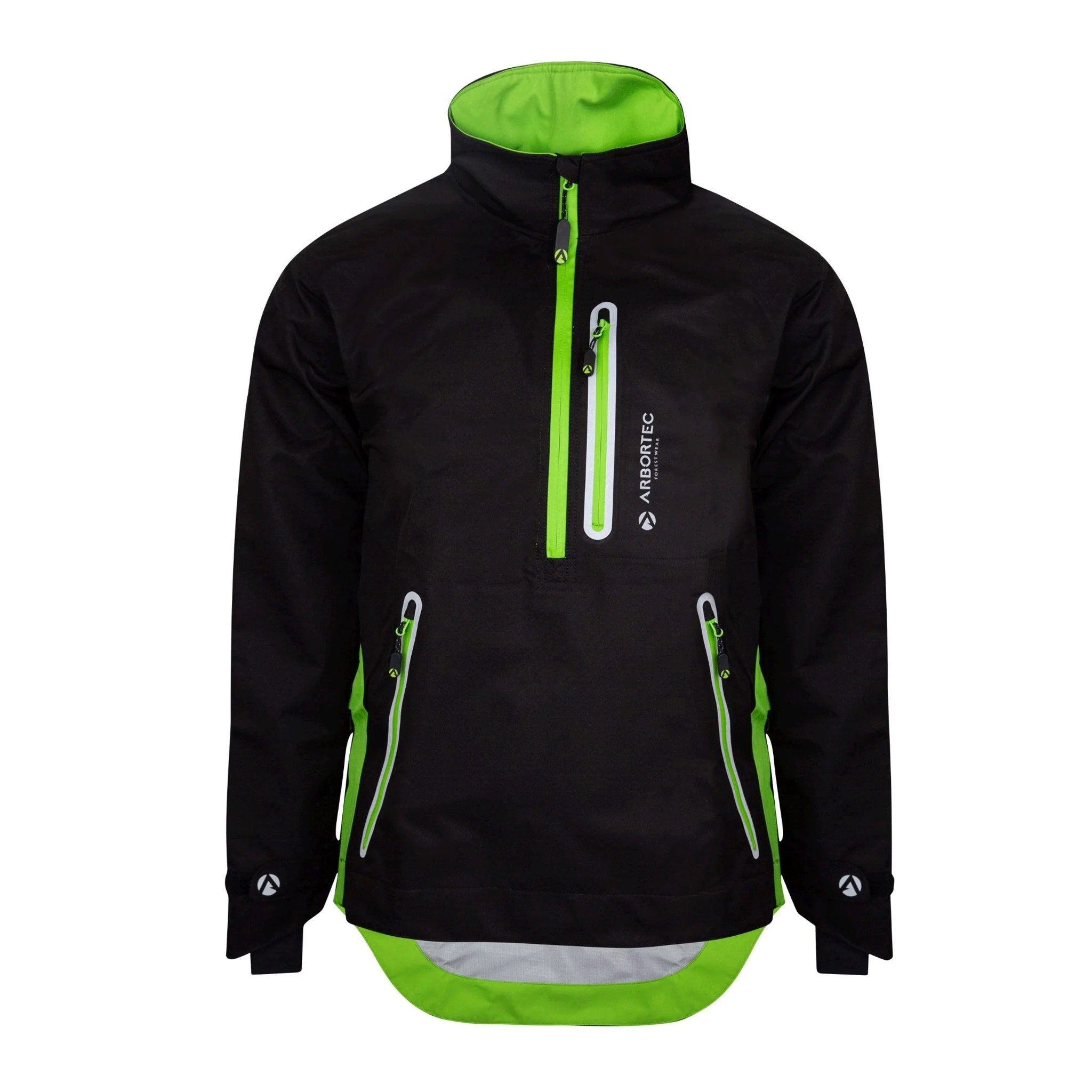 Arbortec AT4400 Half Zip Waterproof Jacket in Black
