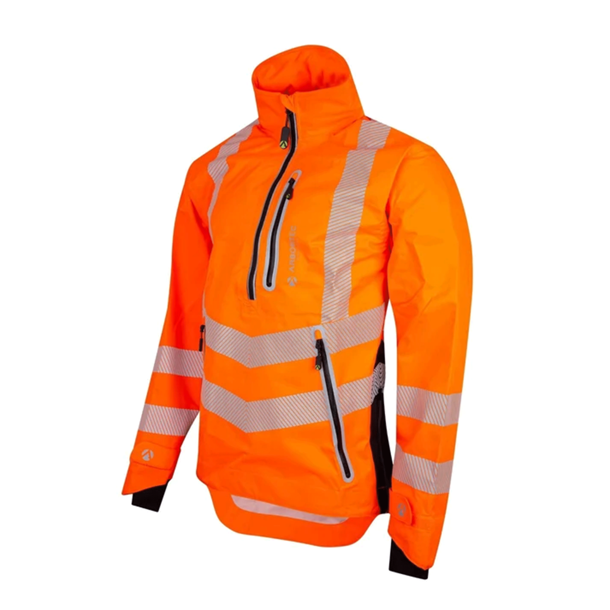Arbortec BreatheDry Half Zip Waterproof Jacket Hi-Vis Orange