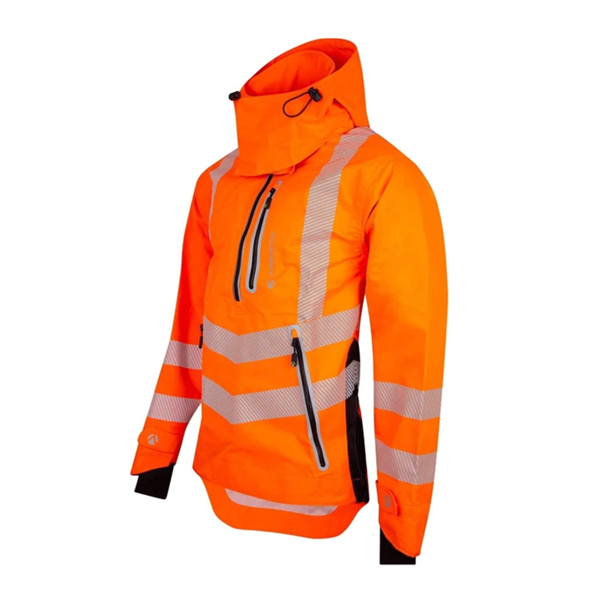 Arbortec BreatheDry Half Zip Waterproof Jacket Hi-Vis Orange