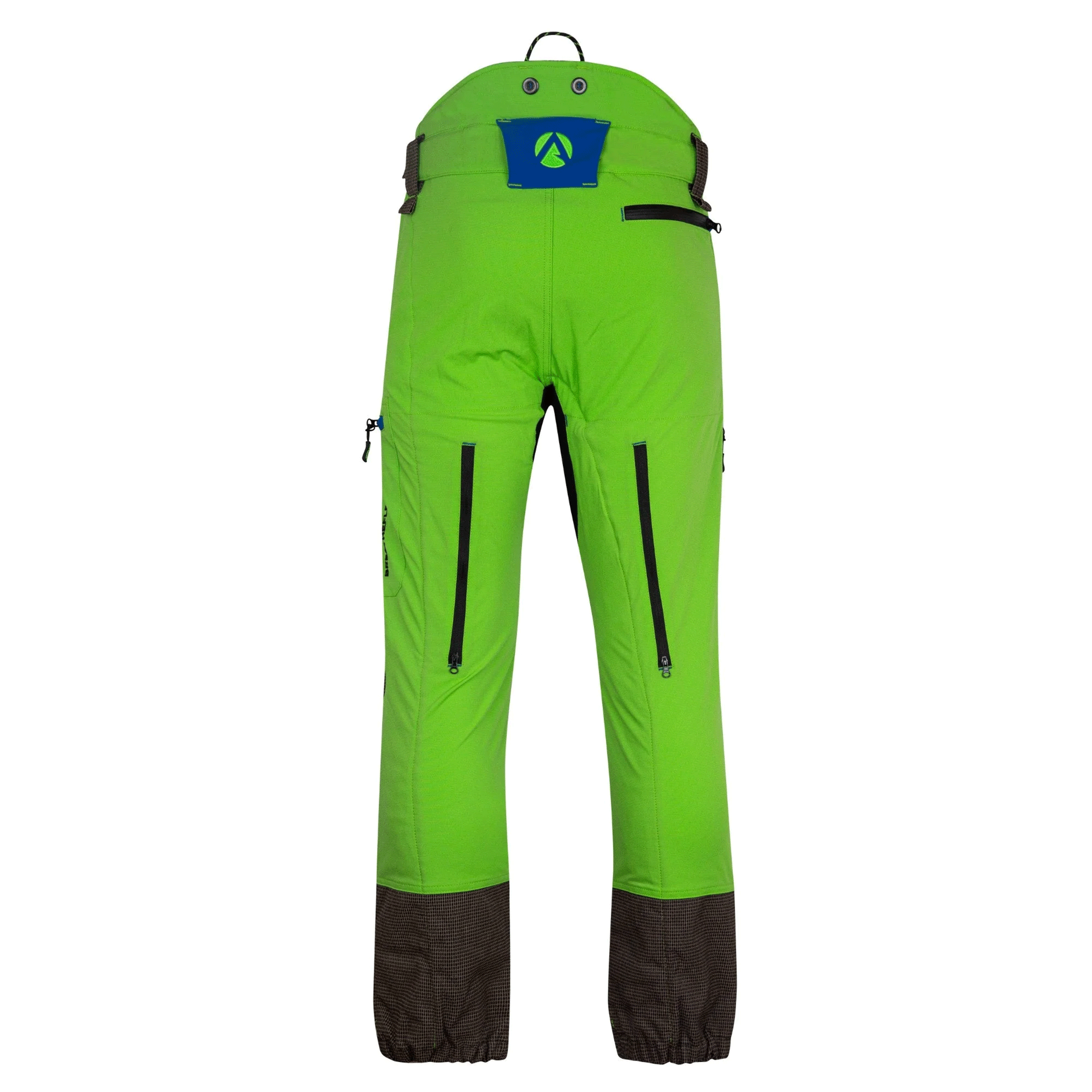 Arbortec AT4060 Breatheflex Pro Chainsaw Trousers Design A Class 1 Lime