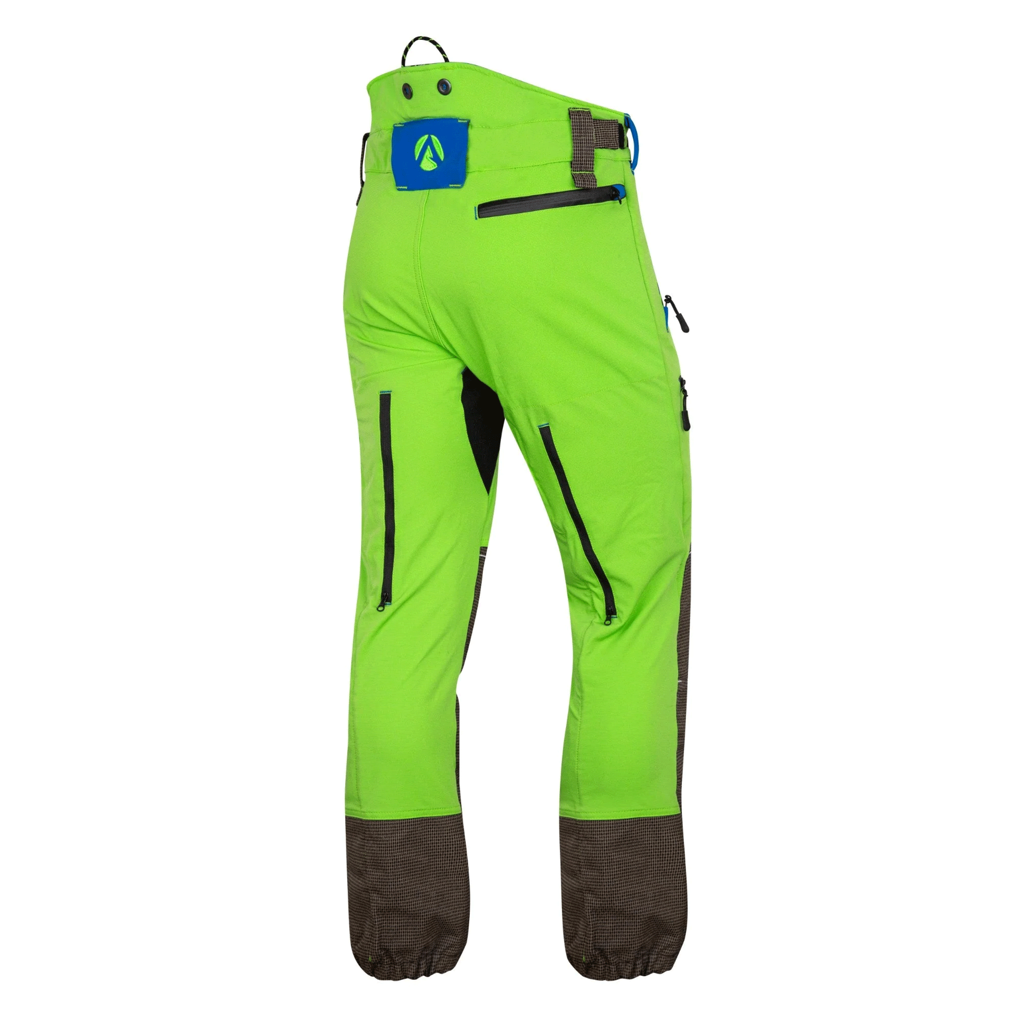 Arbortec AT4060 Breatheflex Pro Chainsaw Trousers Design A Class 1 Lime