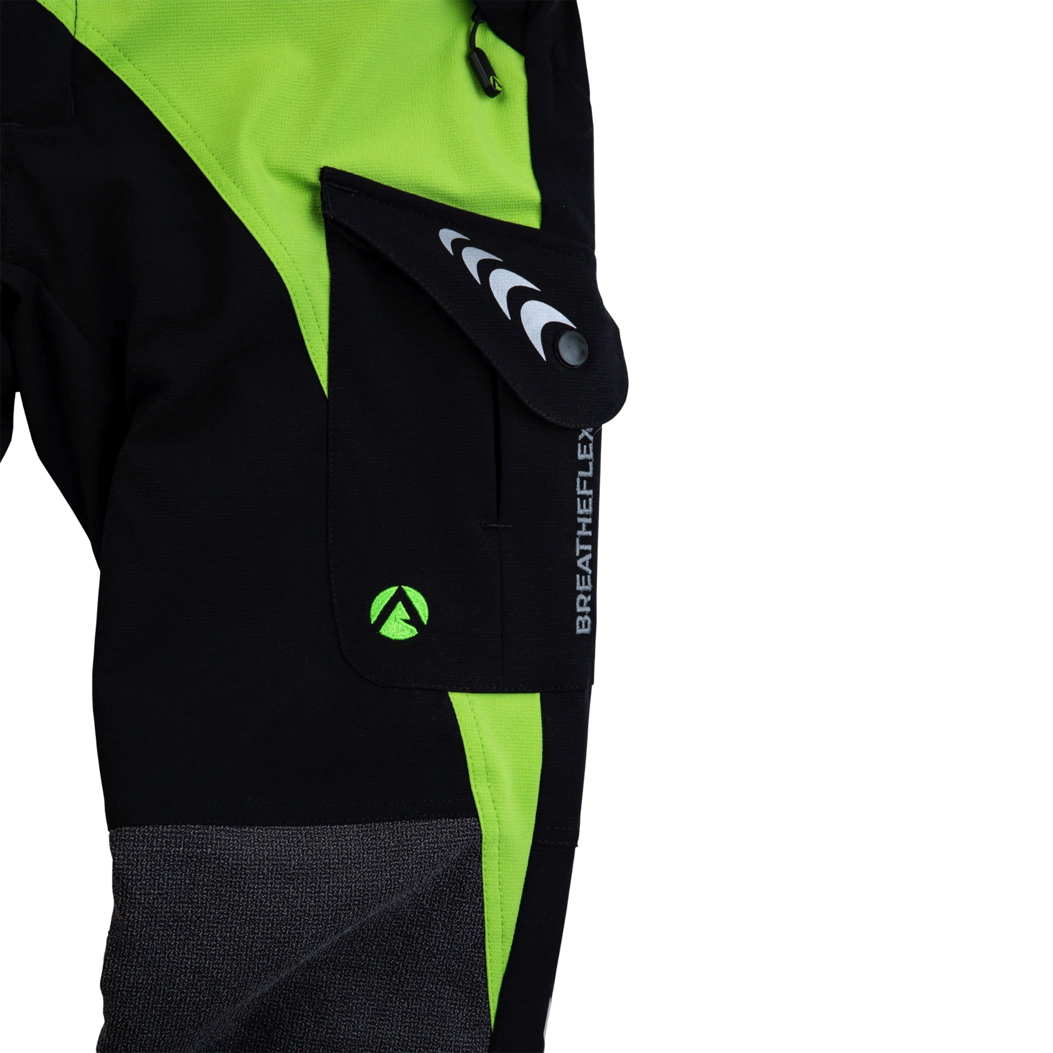 Arbortec Breatheflex Chainsaw Trousers Design A Class 1 Lime Large