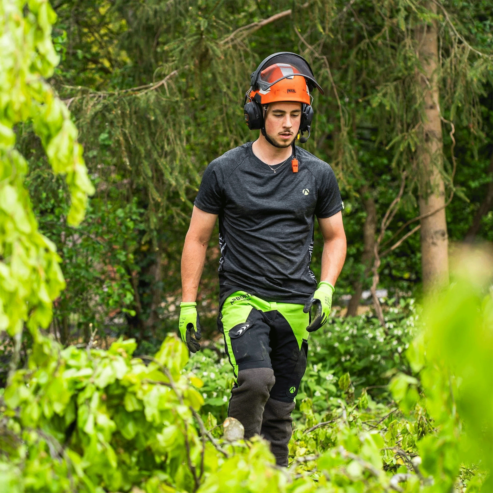 Arbortec Breatheflex Chainsaw Trousers Design A Class 1 Lime Large