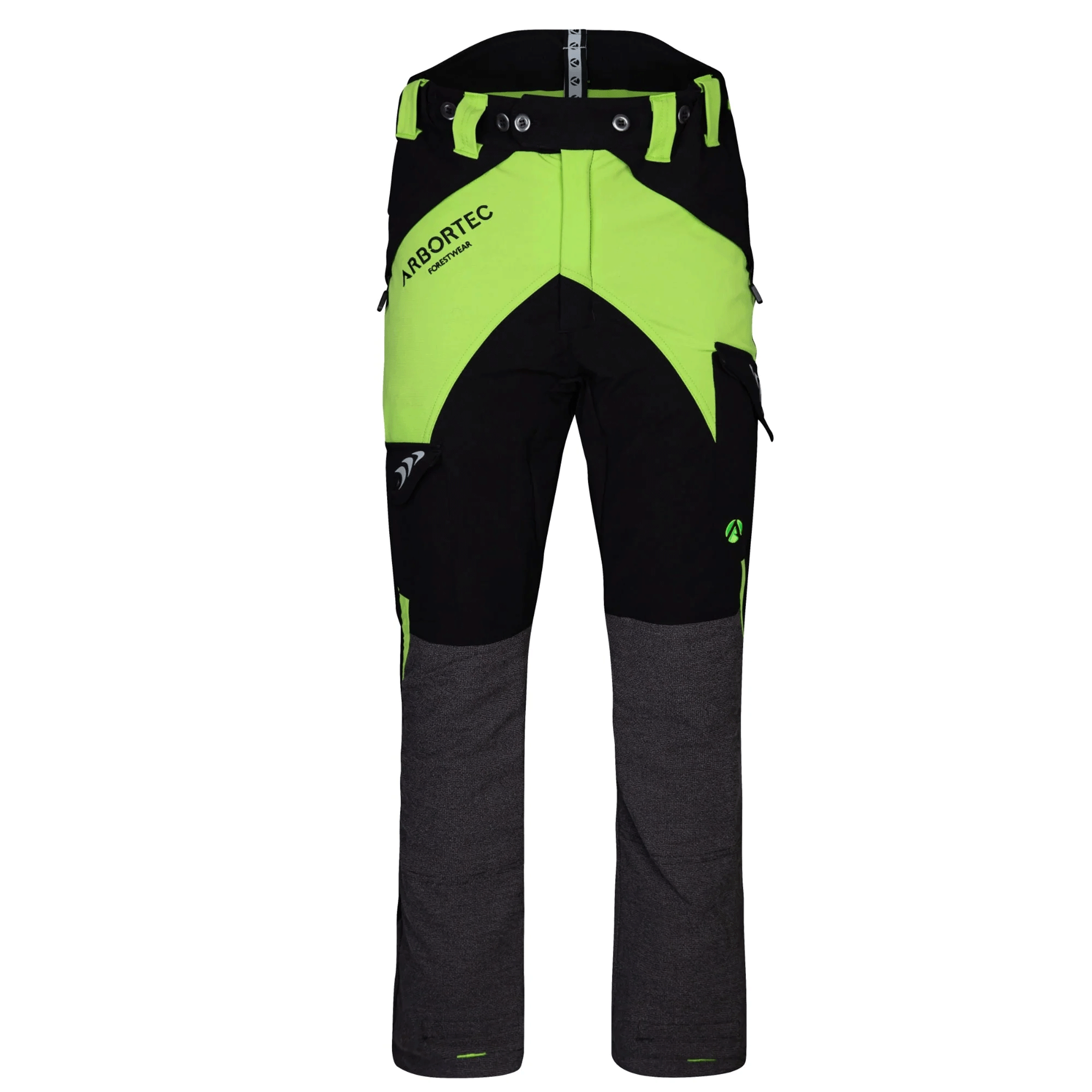 Arbortec Breatheflex Chainsaw Trousers Design A Class 1 Lime Large