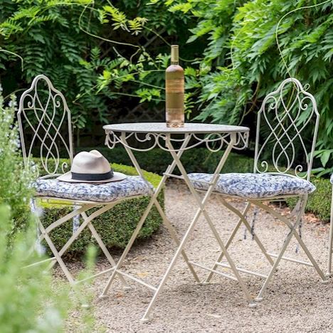 Ascalon Avalon 3pc Bistro Set Cream 3