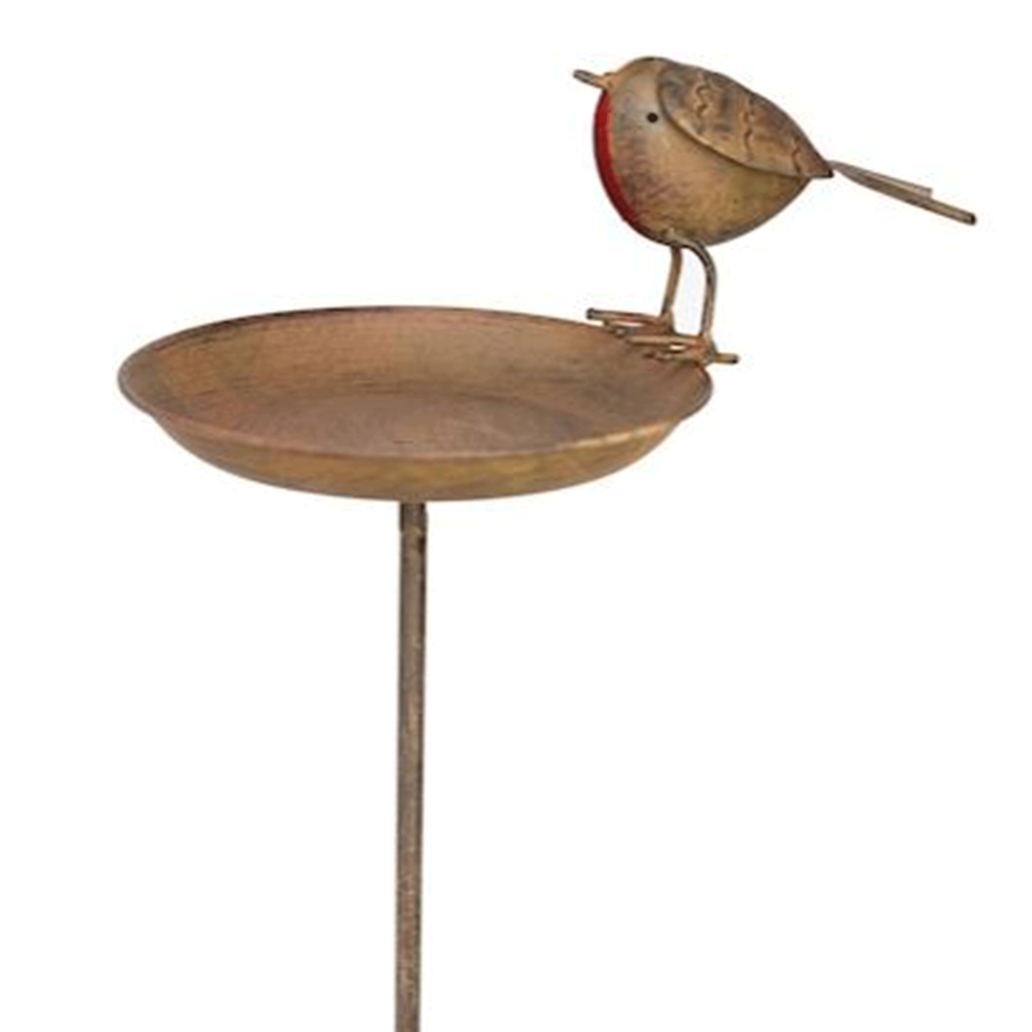 Ascalon Decorative Bird Table with Robin
