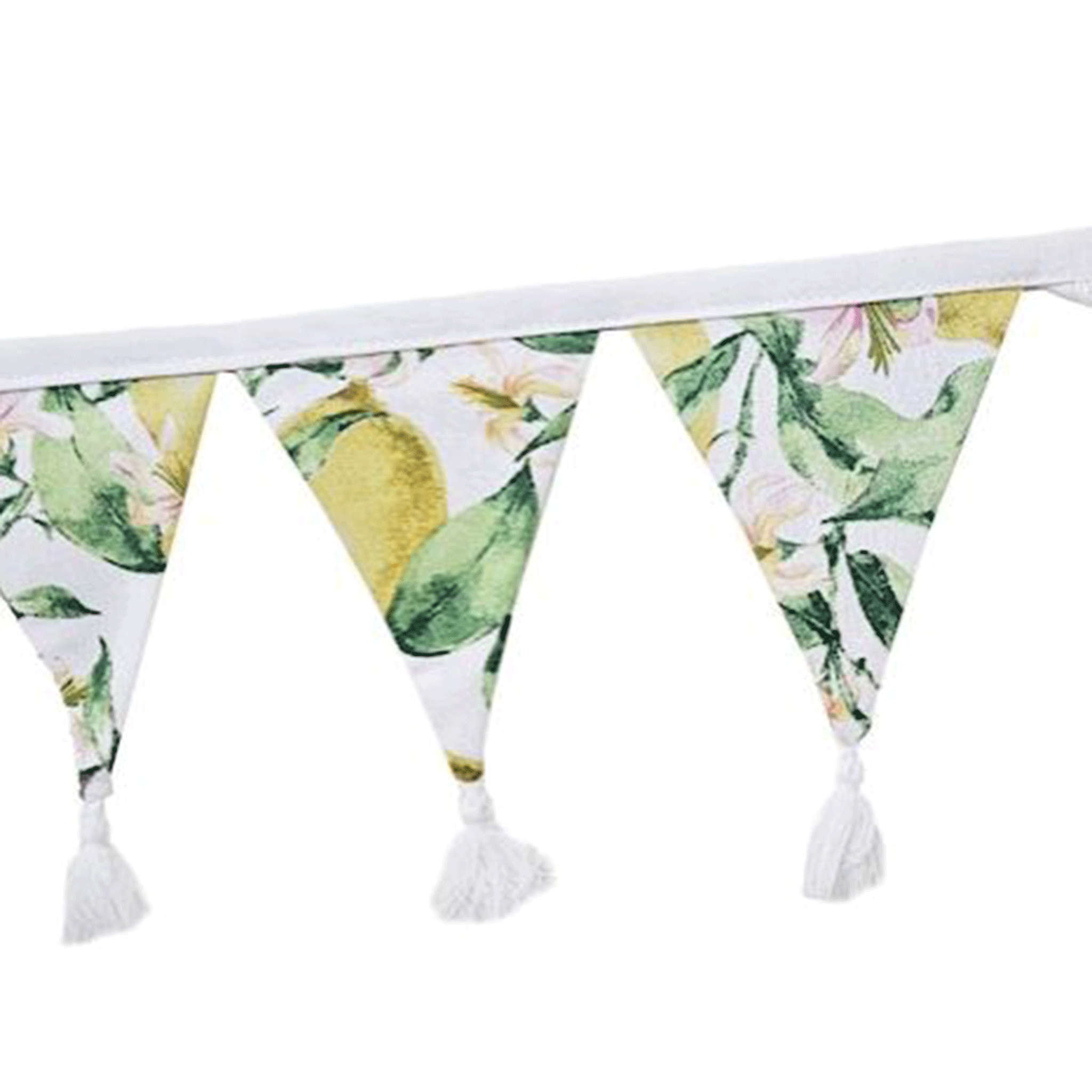 Ascalon Fabric Bunting Garland Lemon 2m