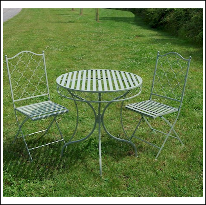 Ascalon Marra 3pc Bistro Set Sage Green 5