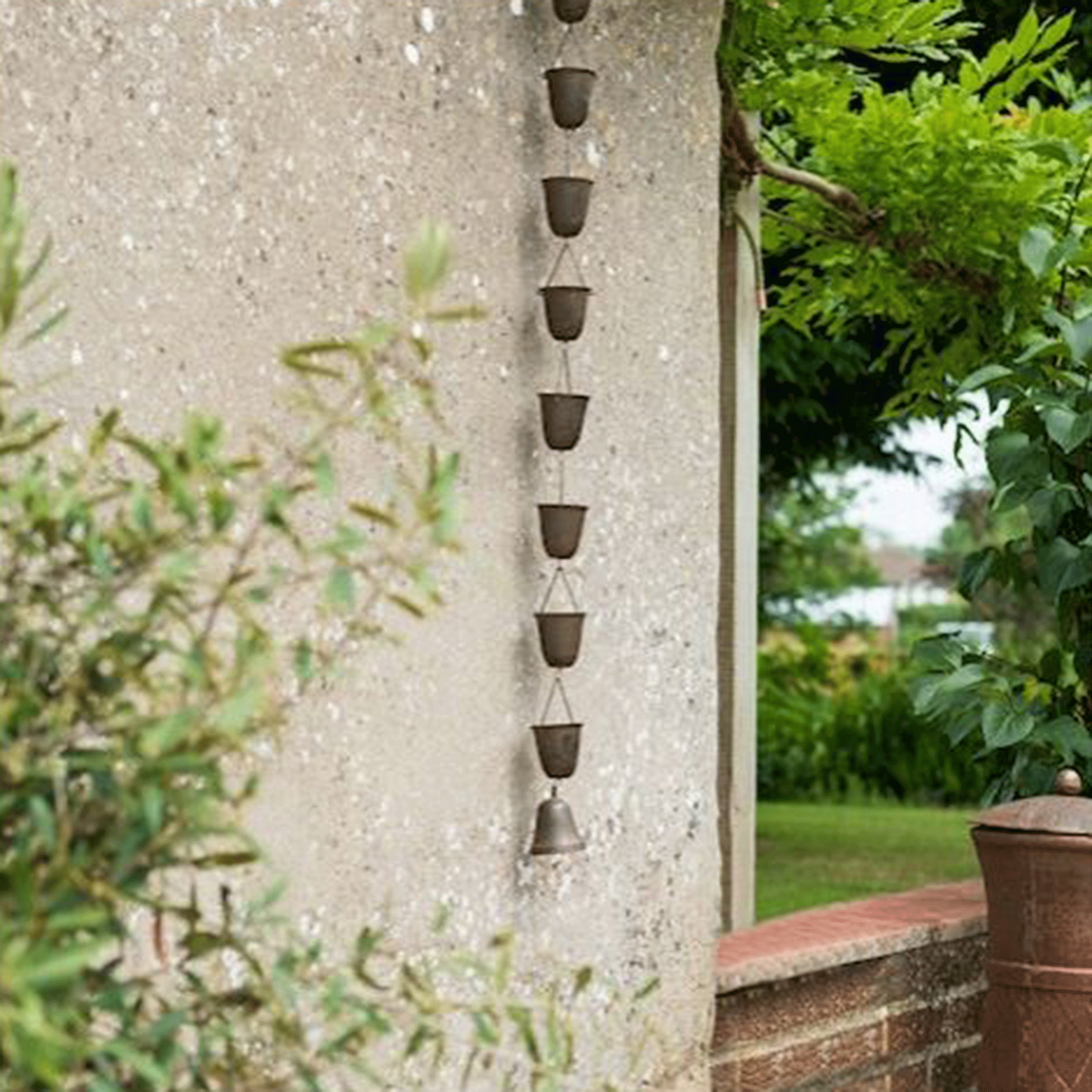 Ascalon Rain Chain Garden Ornament