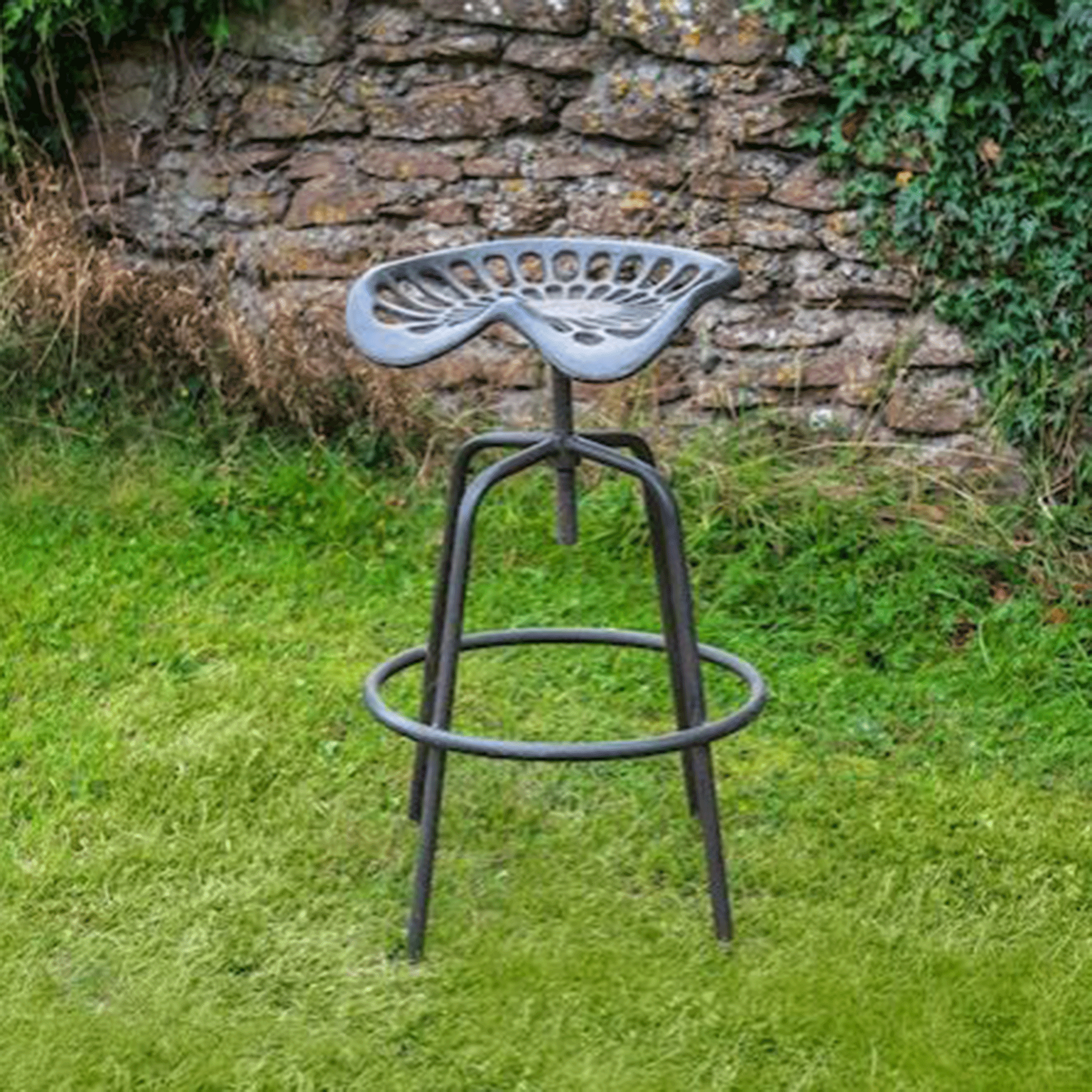 Ascalon Rustic Tractor Seat Stool