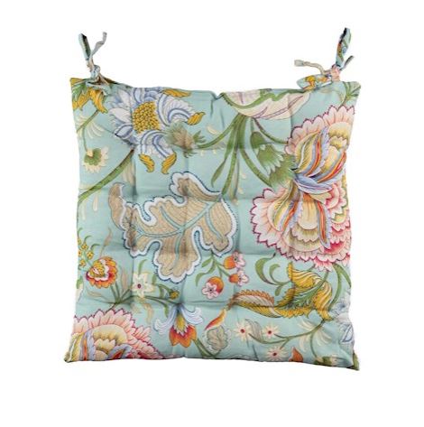 Ascalon Square Seat Cushion Pad Flora Protea 1