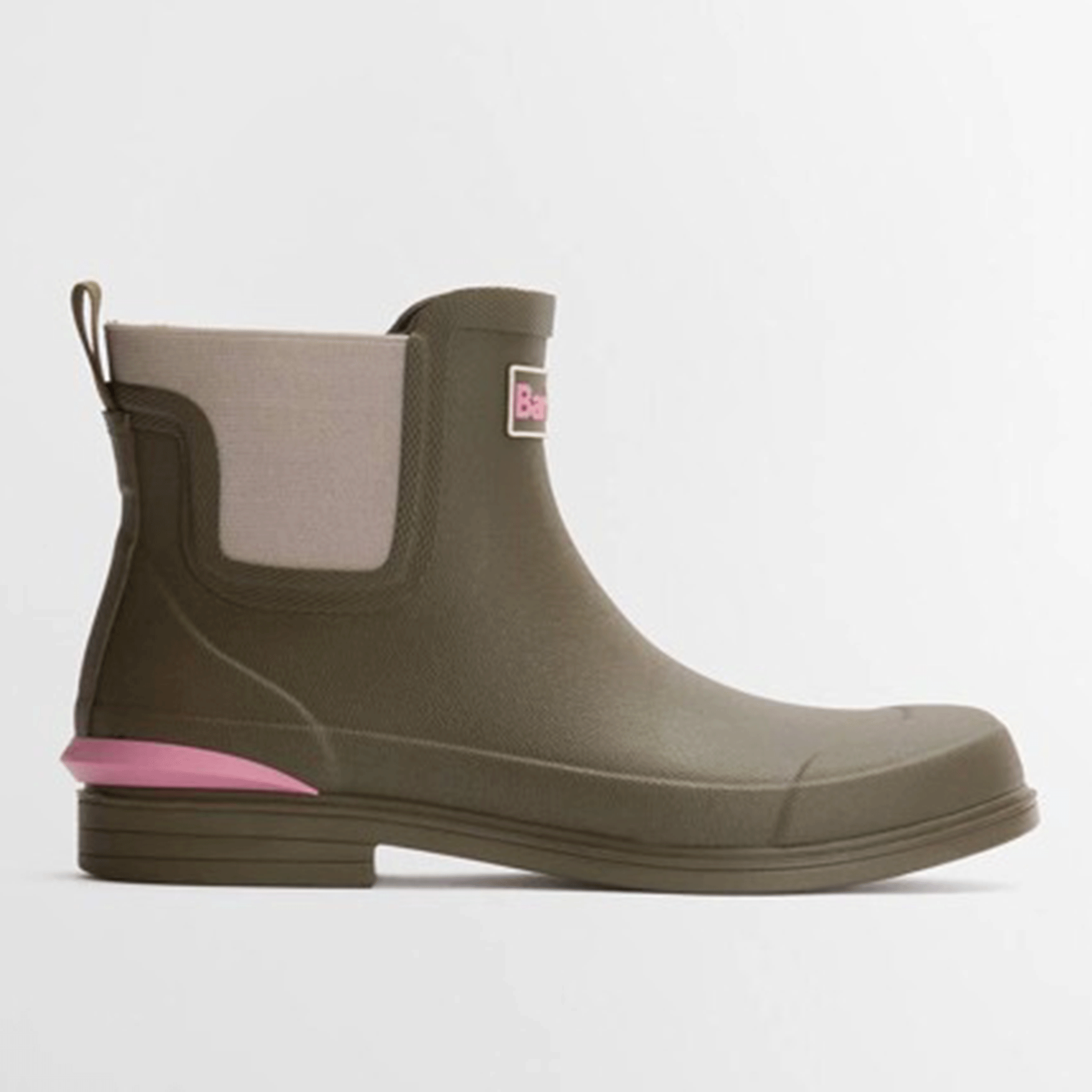 Barbour Abbeyfield Packable Ankle Wellington Boots Olive
