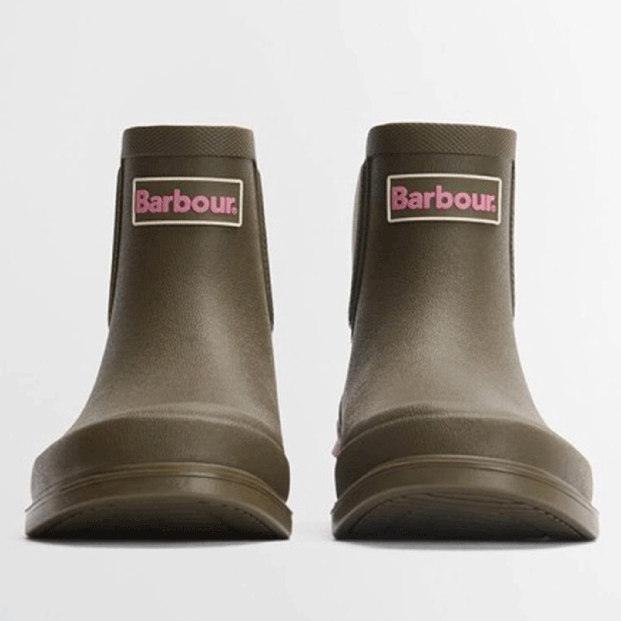 Barbour Abbeyfield Packable Ankle Wellington Boots Olive