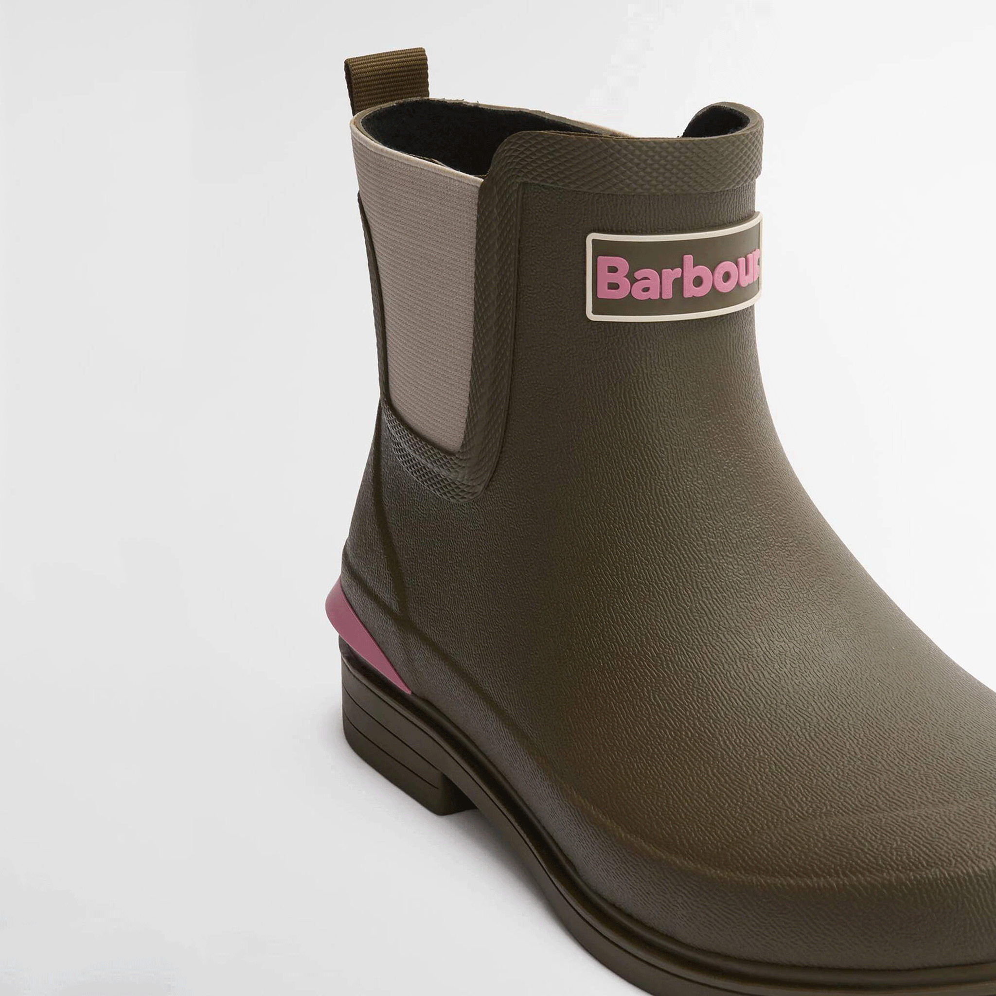 Barbour Abbeyfield Packable Ankle Wellington Boots Olive