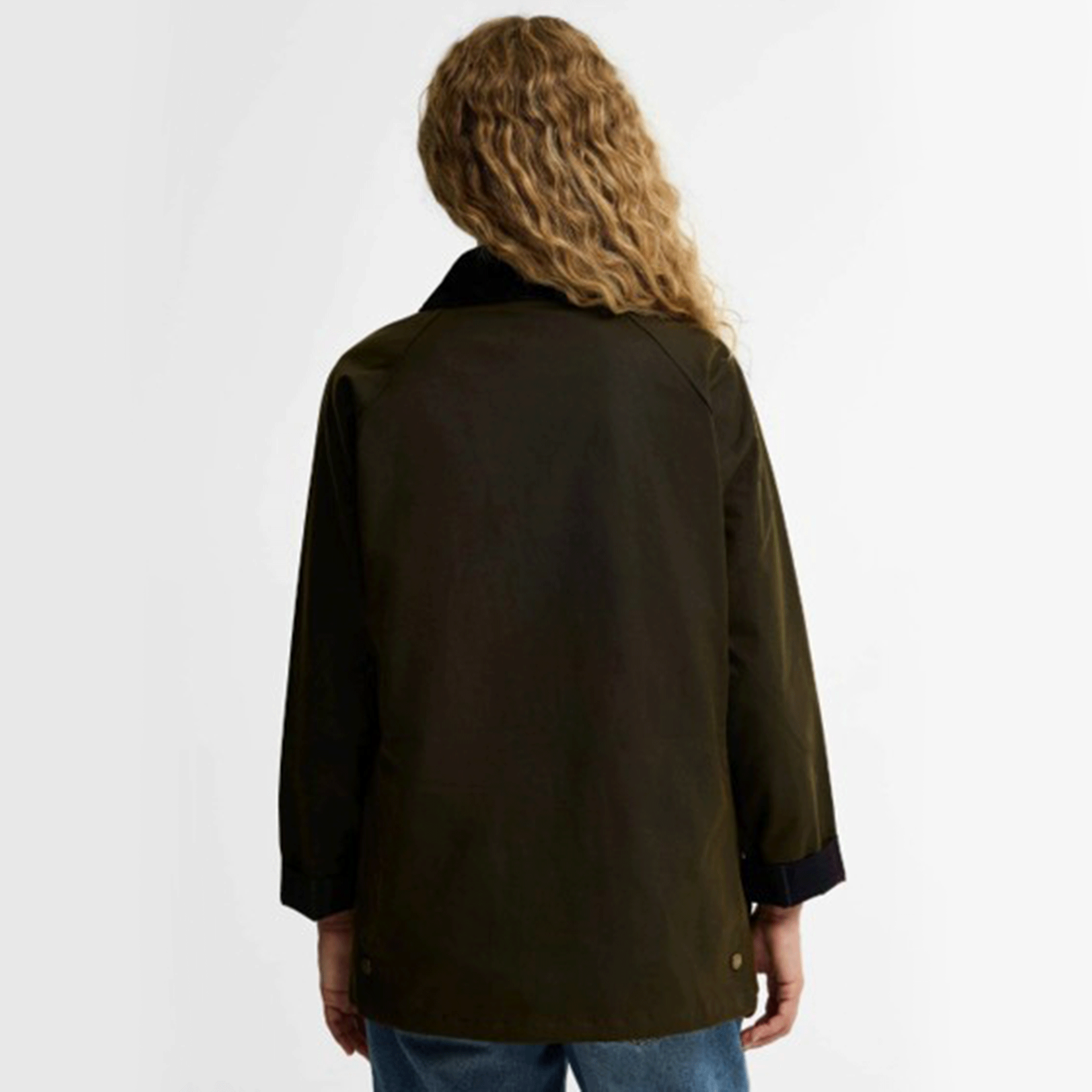 Barbour Acorn Waxed Jacket Olive
