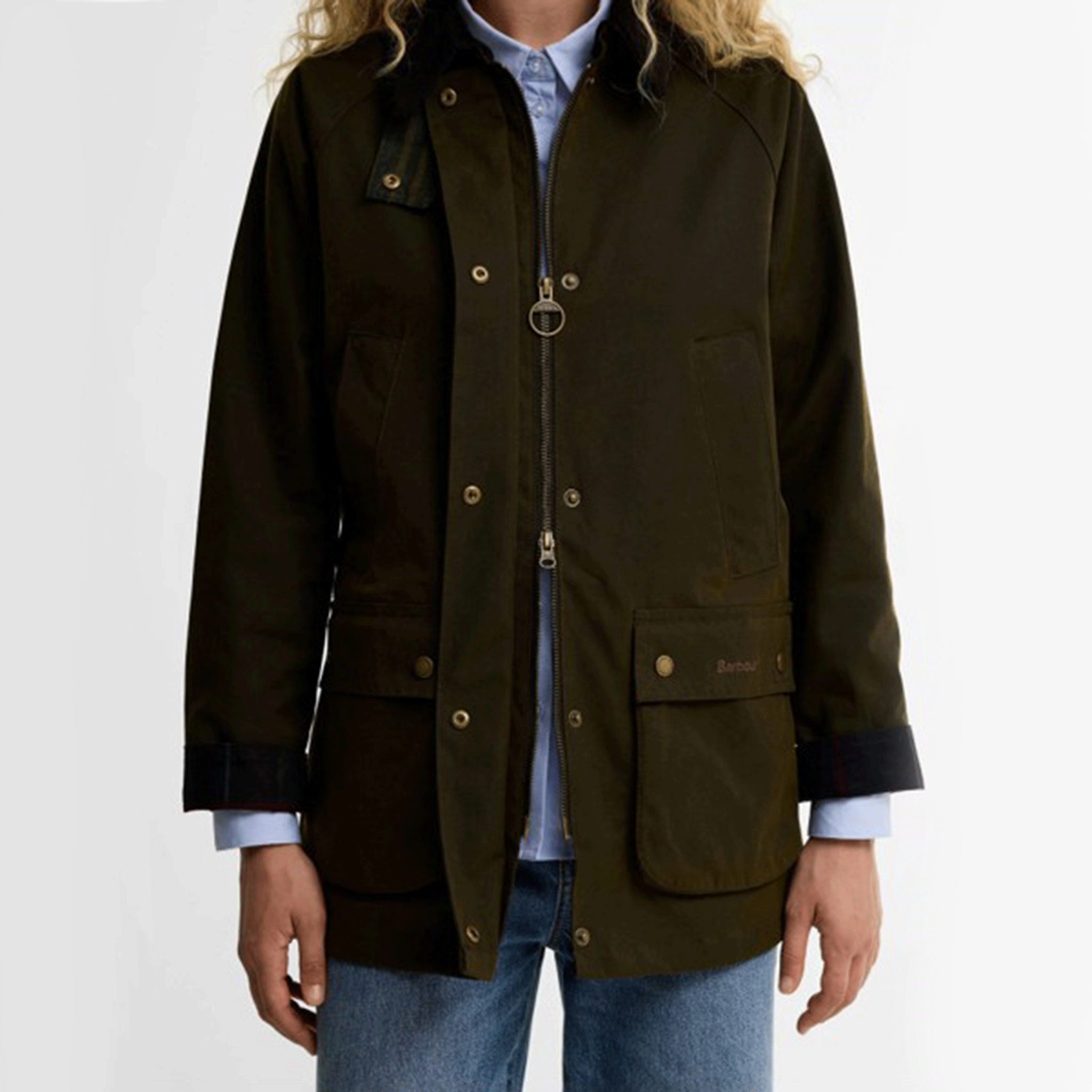 Barbour Acorn Waxed Jacket Olive