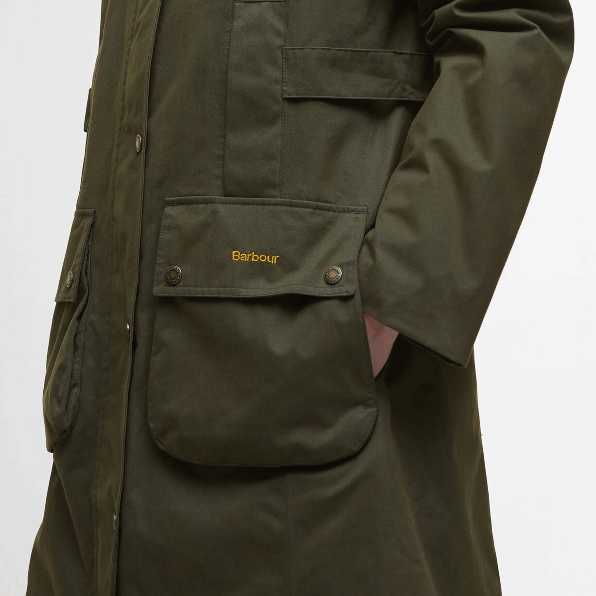 Barbour Bamburgh Waterproof Jacket Olive Classic