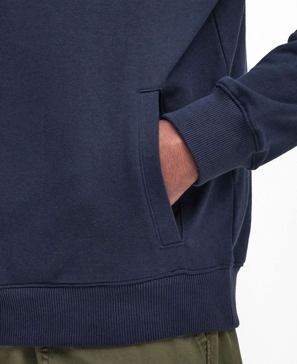 Barbour Beckhill Half Zip Sweatshirt Classic Navy 4