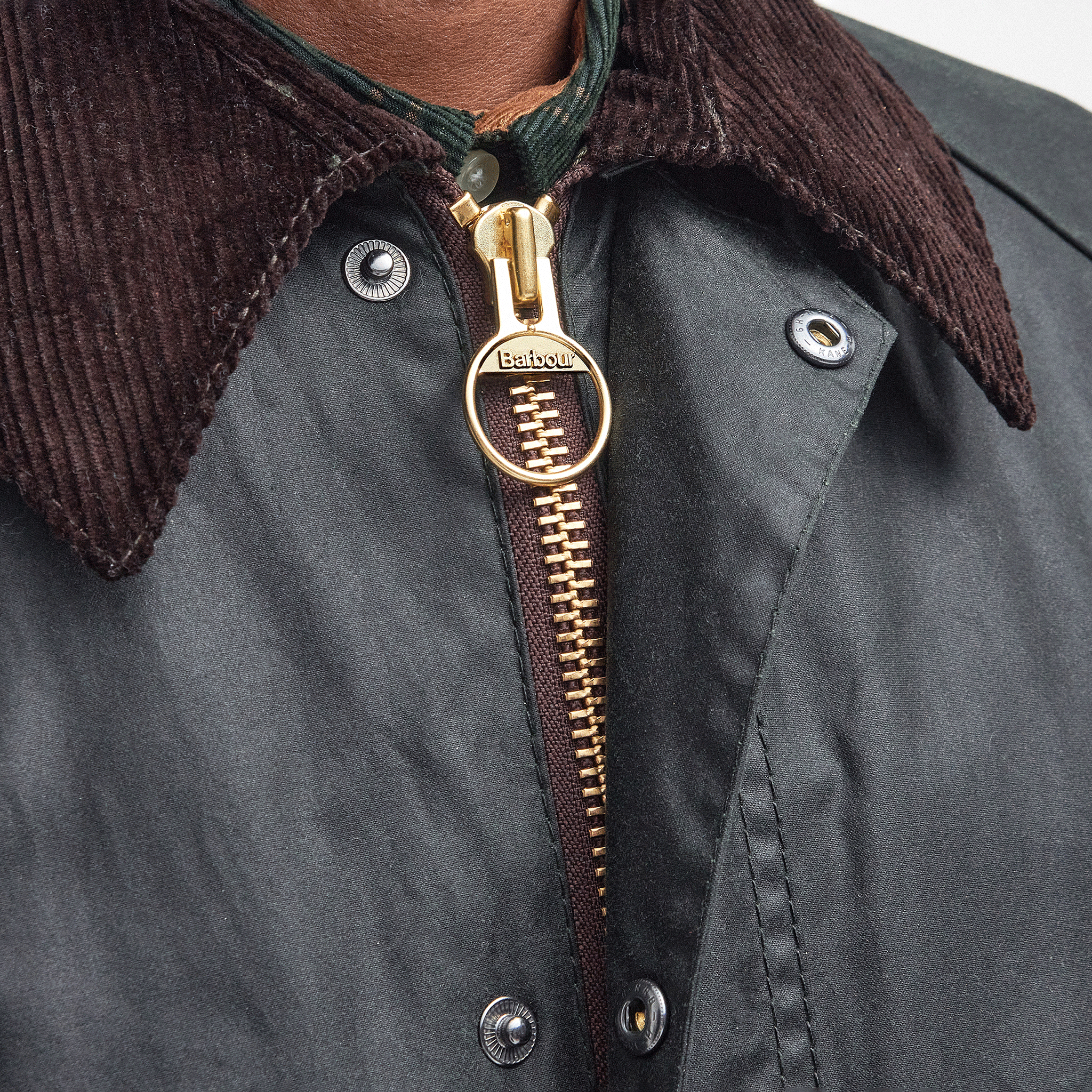 Barbour Bedale Wax Jacket Sage Mens