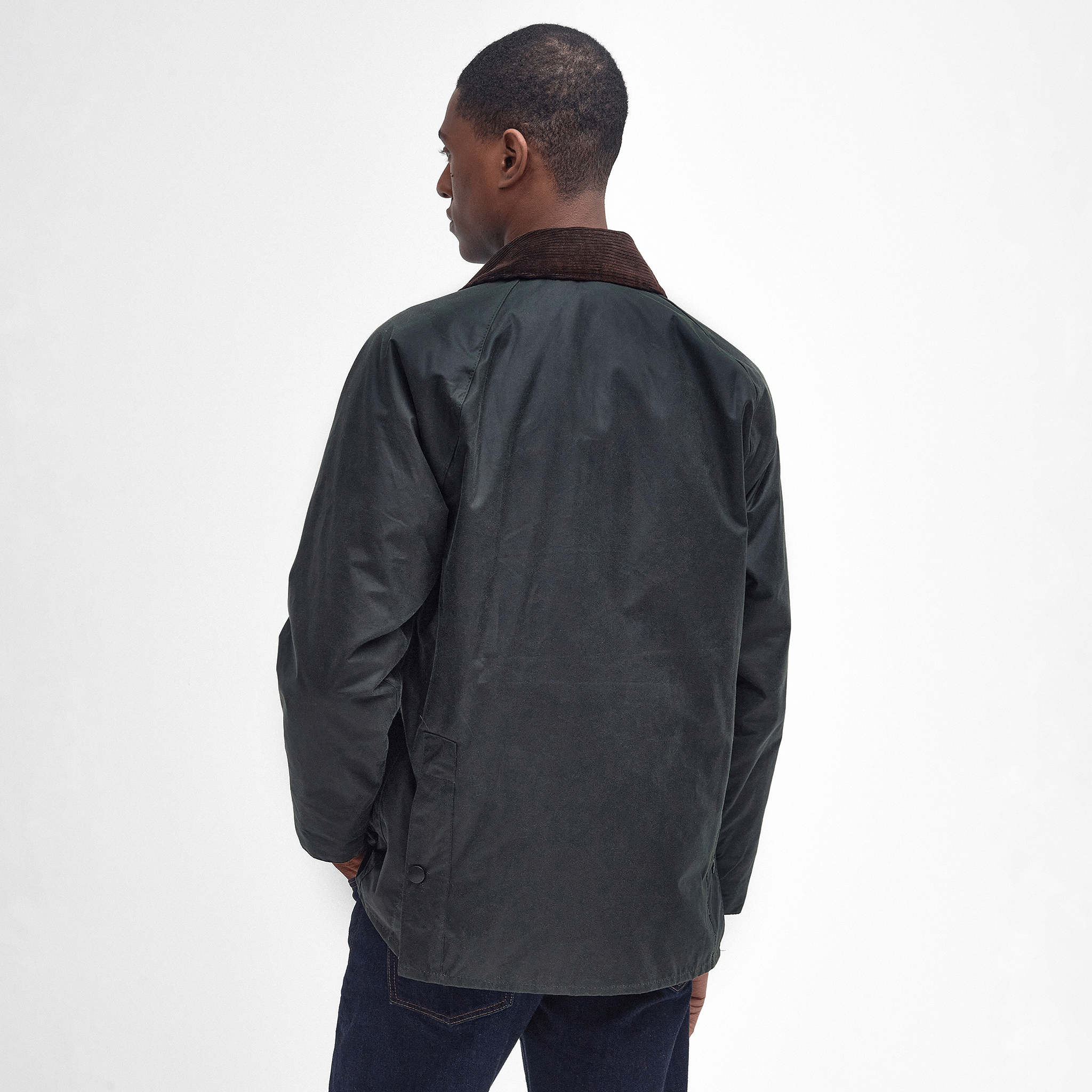 Barbour Bedale Wax Jacket Sage Mens