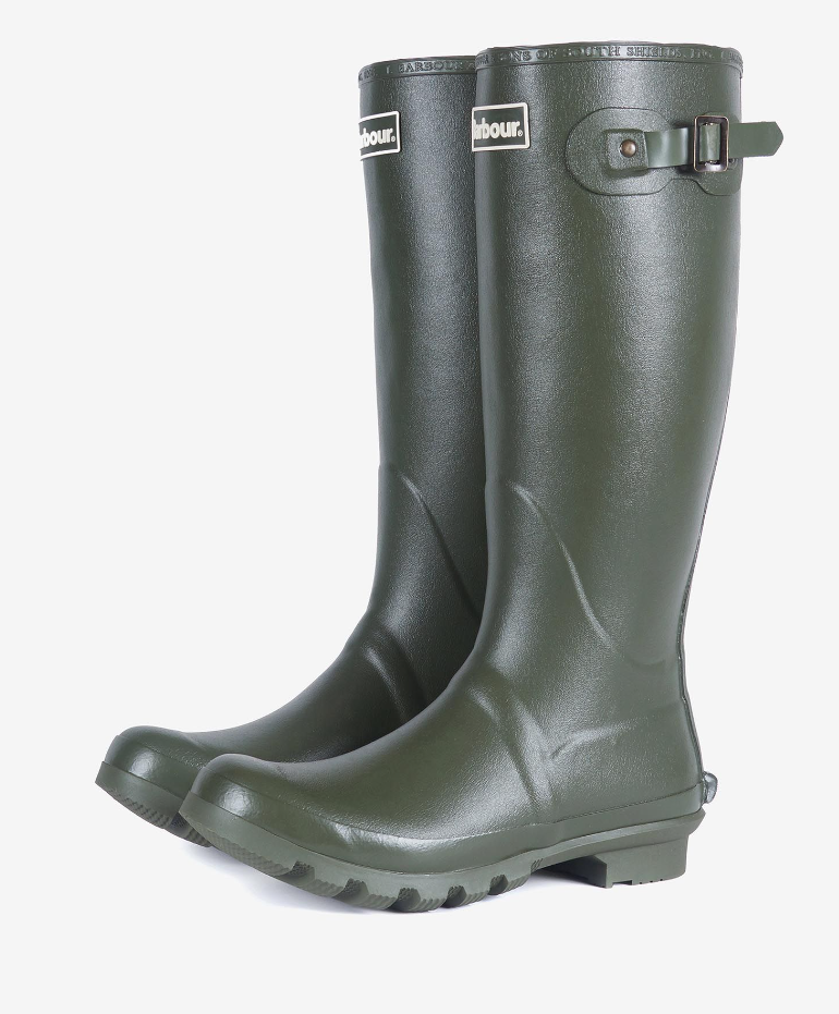 Barbour Bede Men's Wellington Boots Olive 4