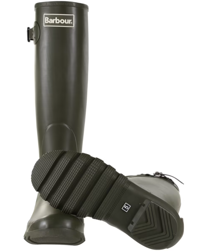 Barbour Bede Women's Wellington Boots Olive 4