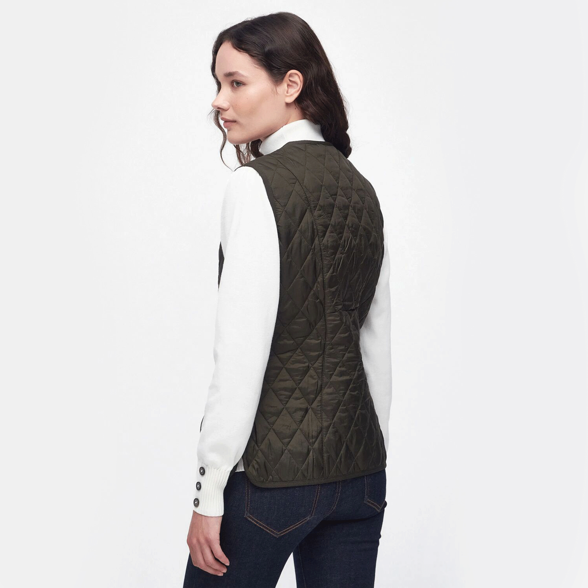 Barbour Betty Women's Interactive Liner Dark Olive