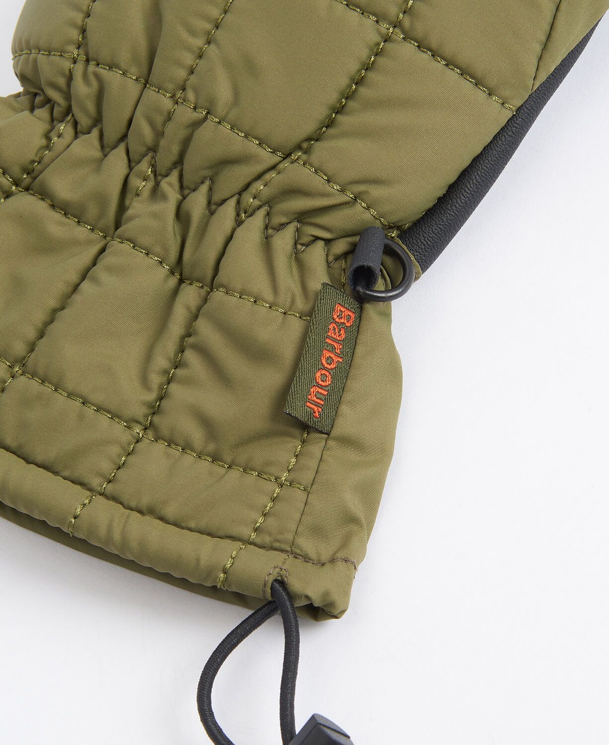 Barbour Bowburn Men's Quilted Waterproof Gloves Olive 4