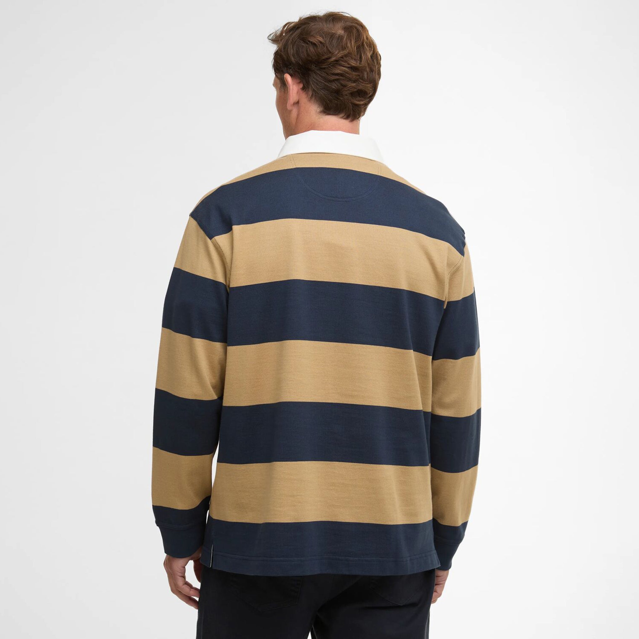 Barbour Broome Men's Rugby Shirt Navy-Trench