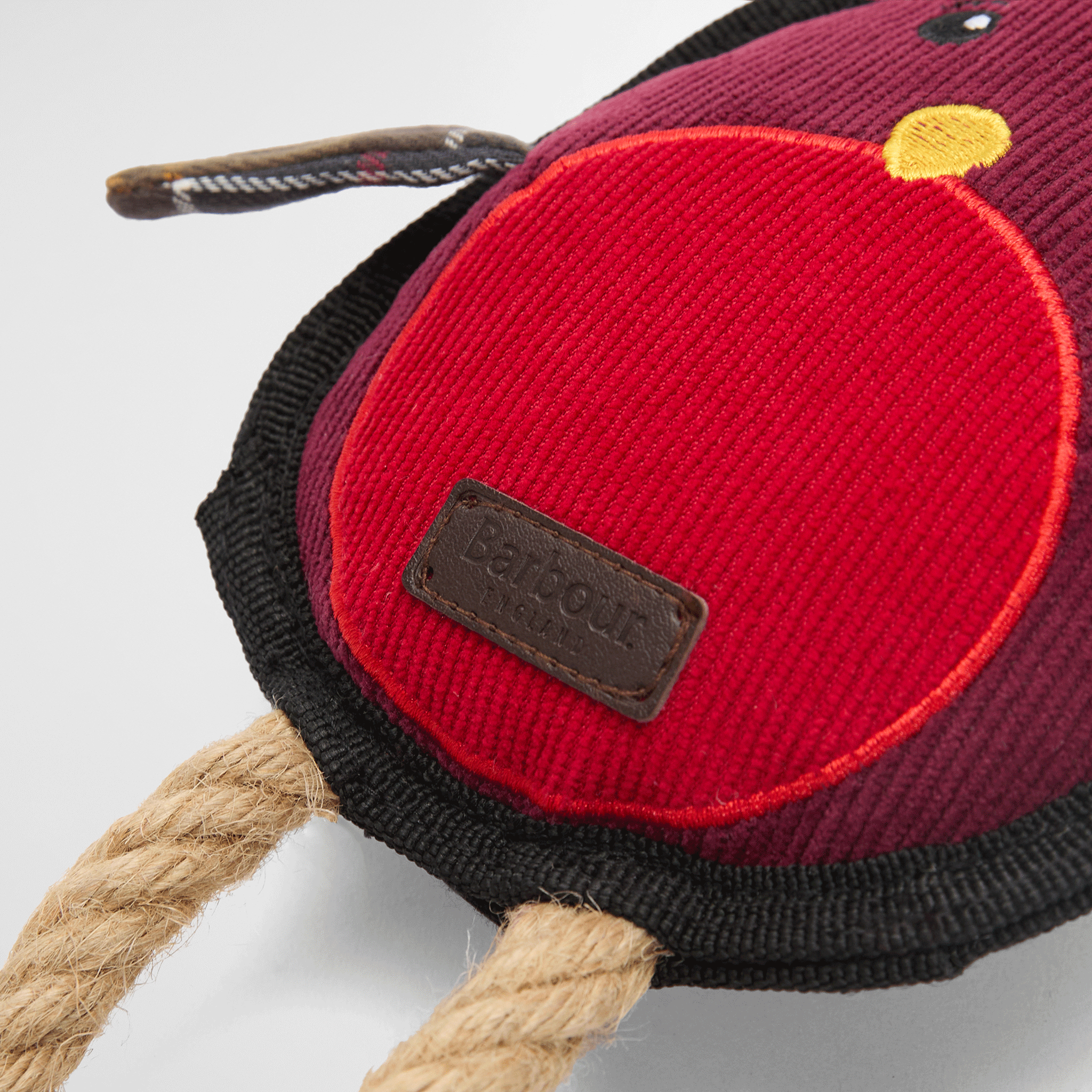 Barbour Brown Robin Dog Toy Brown / Red