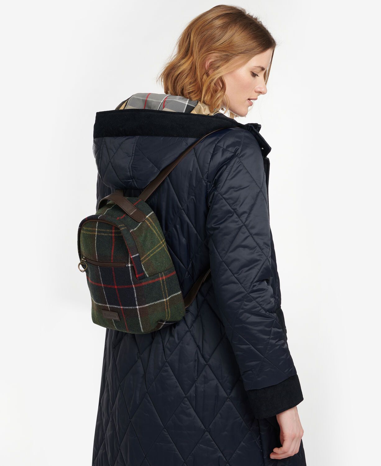 Barbour Caley Tartan Backpack Classic Tartan 2