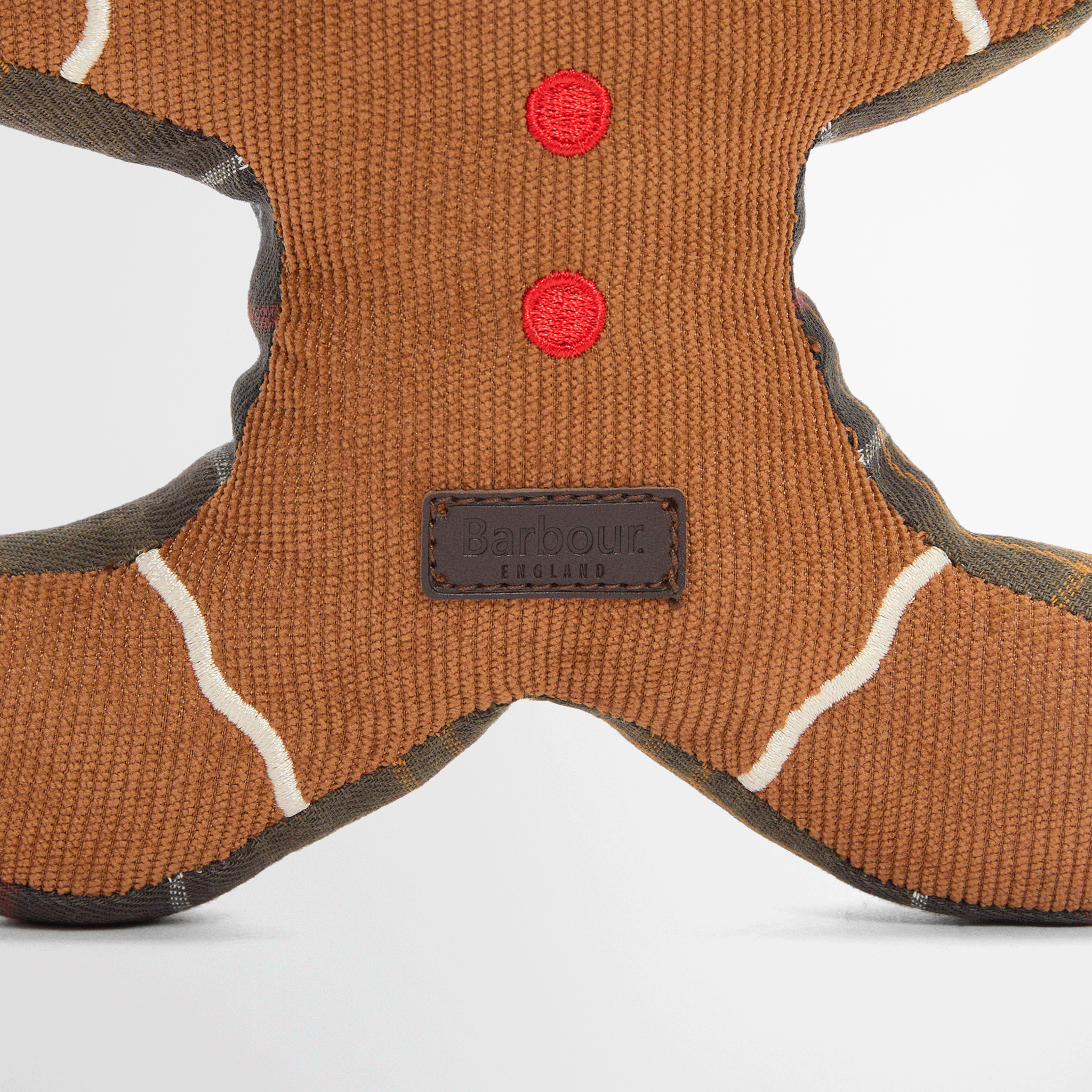 Barbour Christmas Gingerbread Dog Toy Brown