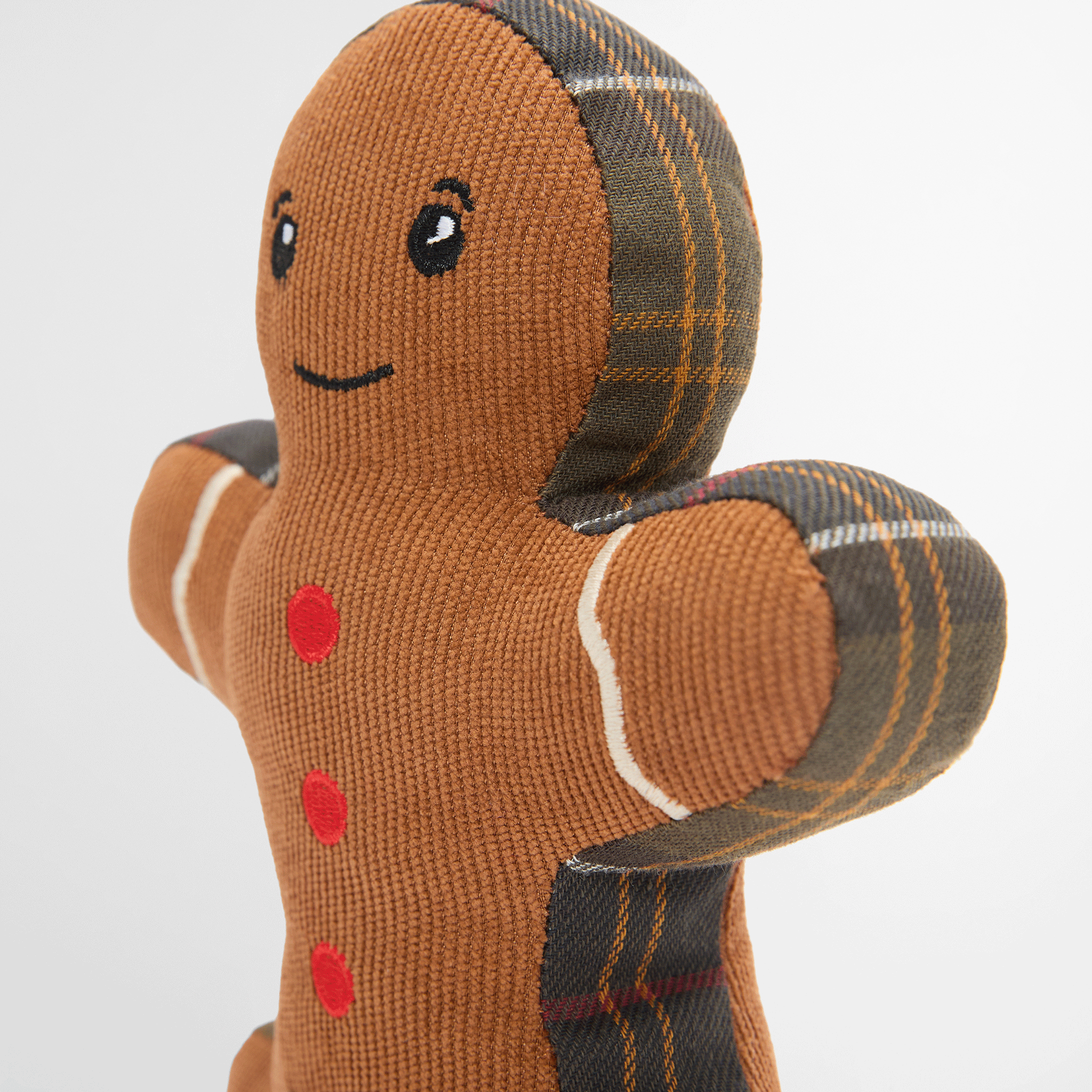 Barbour Christmas Gingerbread Dog Toy Brown