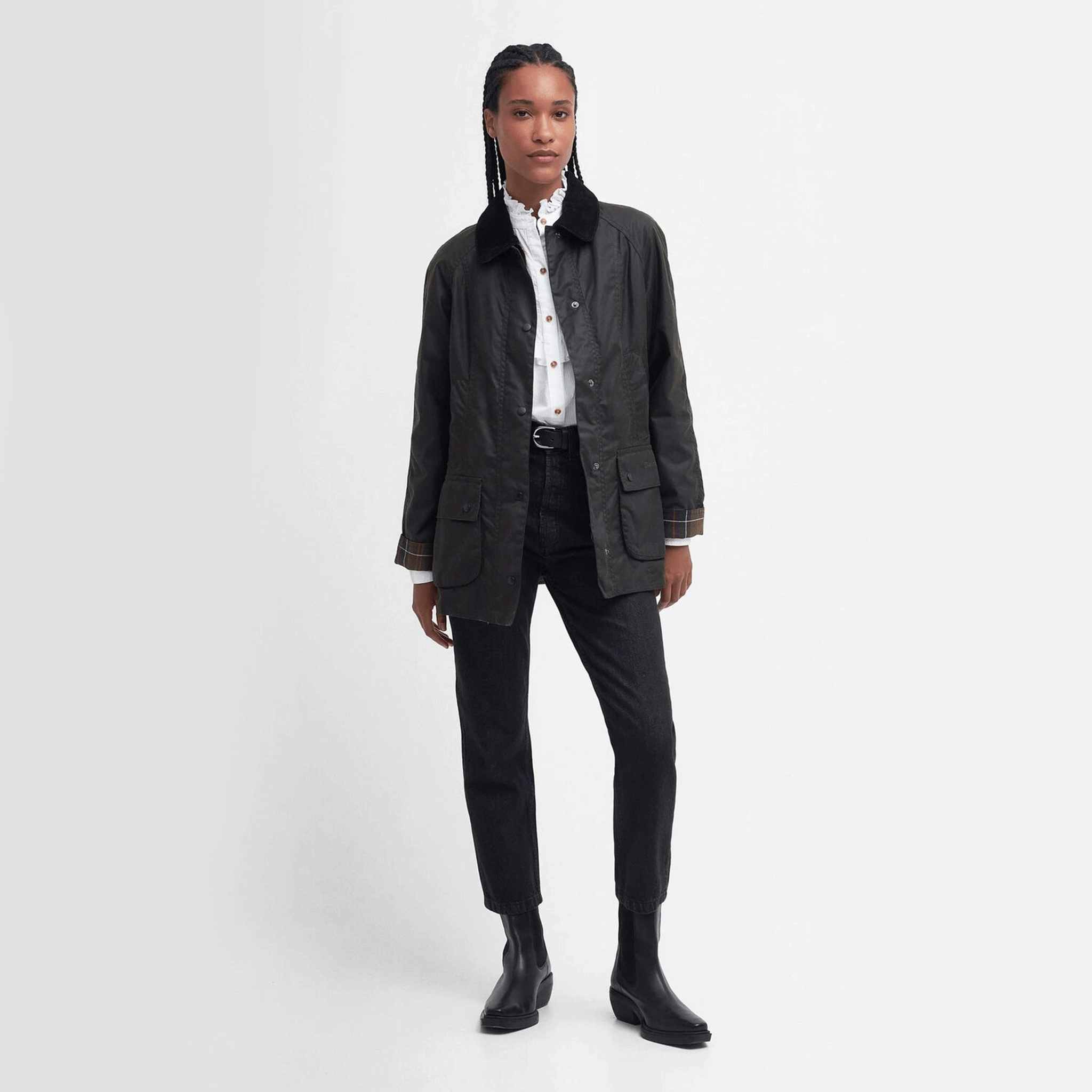 Barbour Classic Beadnell Women's Waxed Jacket Olive