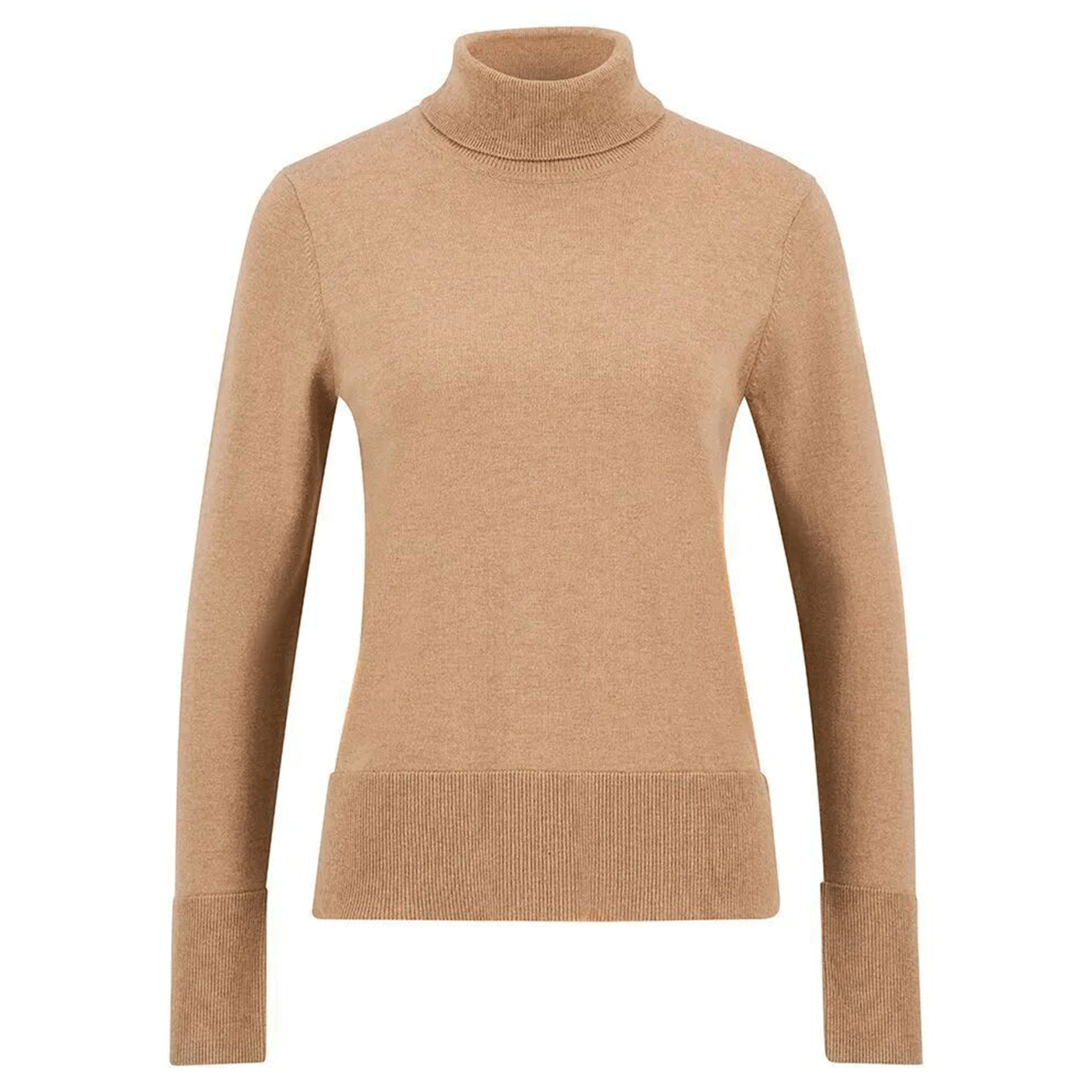 Barbour Corbridge Rollneck Jumper Pale Camel