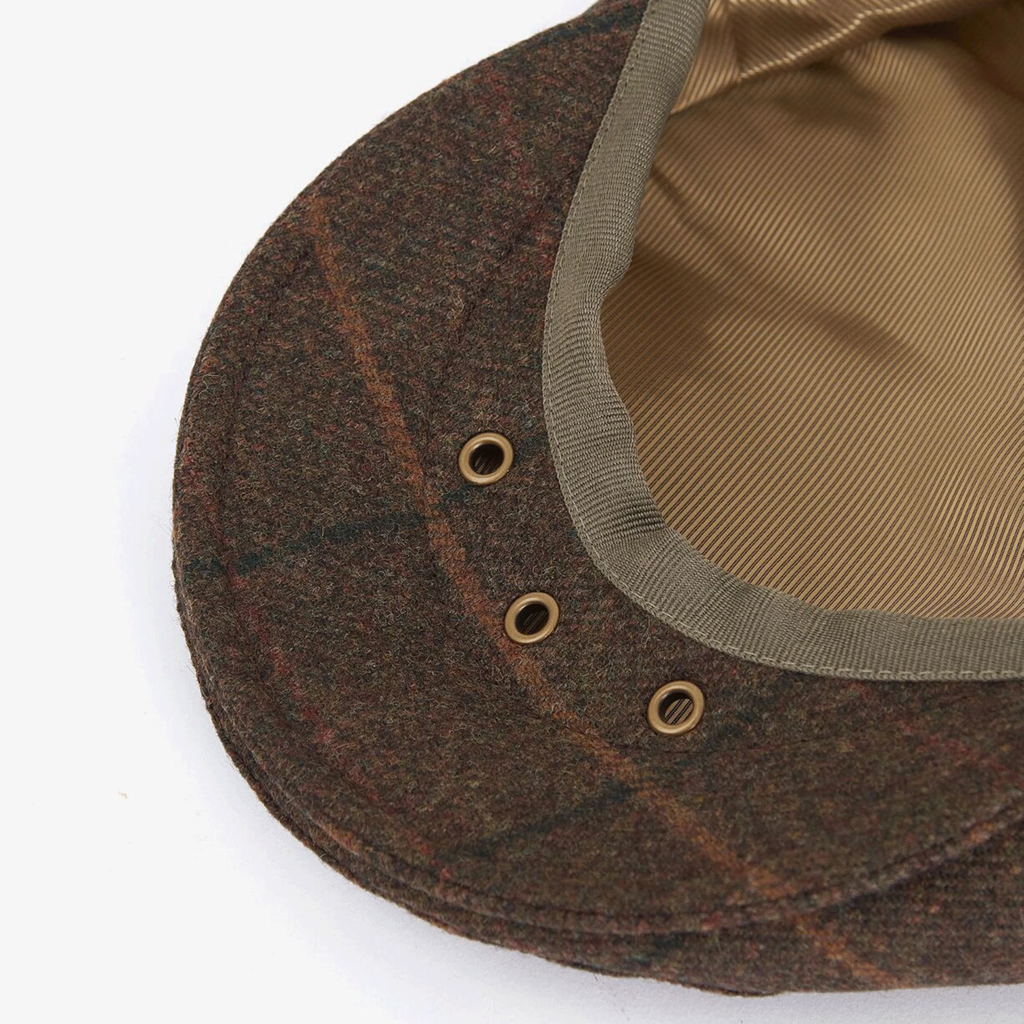 Barbour Crieff Flat Cap Classic Brown
